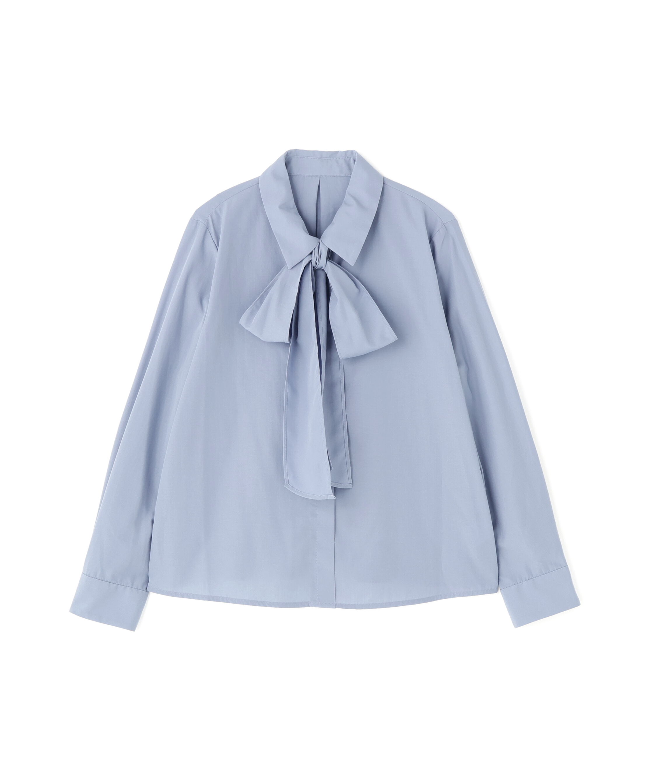  「シャツカラーリボンブラウス」|シャツ・ブラウス|