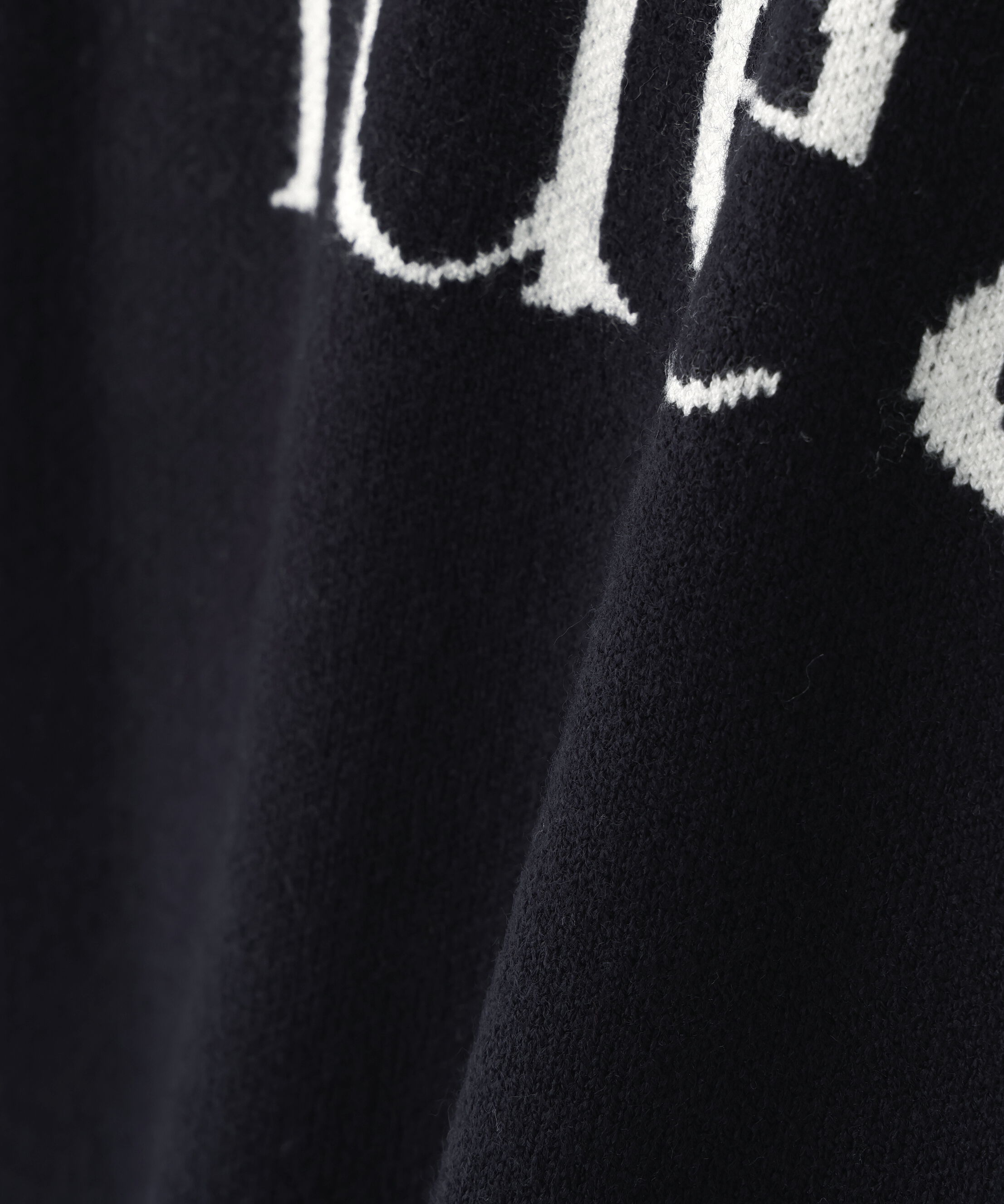  「ダブルジャガードロゴニット」|ニット・セーター|