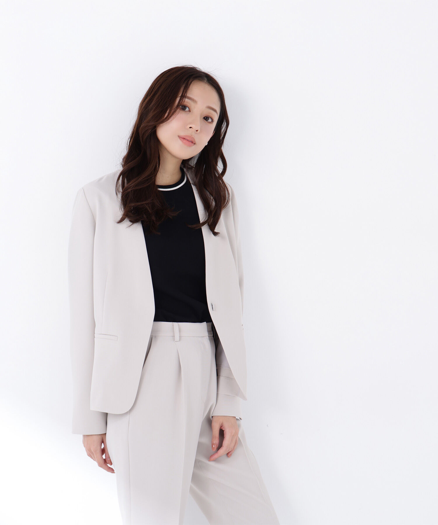  「ドビーツイル SETUP ノーカラージャケット」|その他|