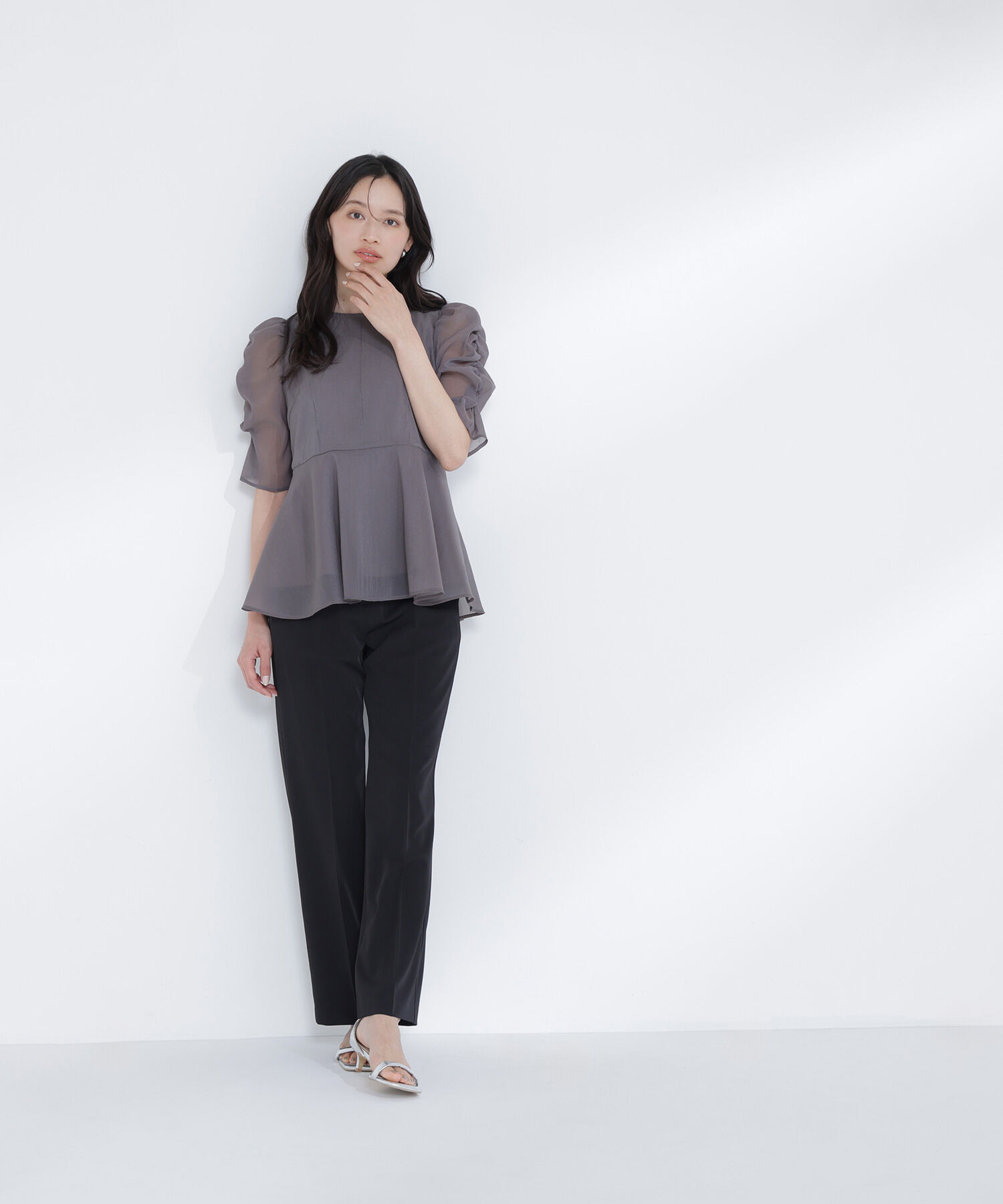  「セミフレアツイルパンツ」|その他|