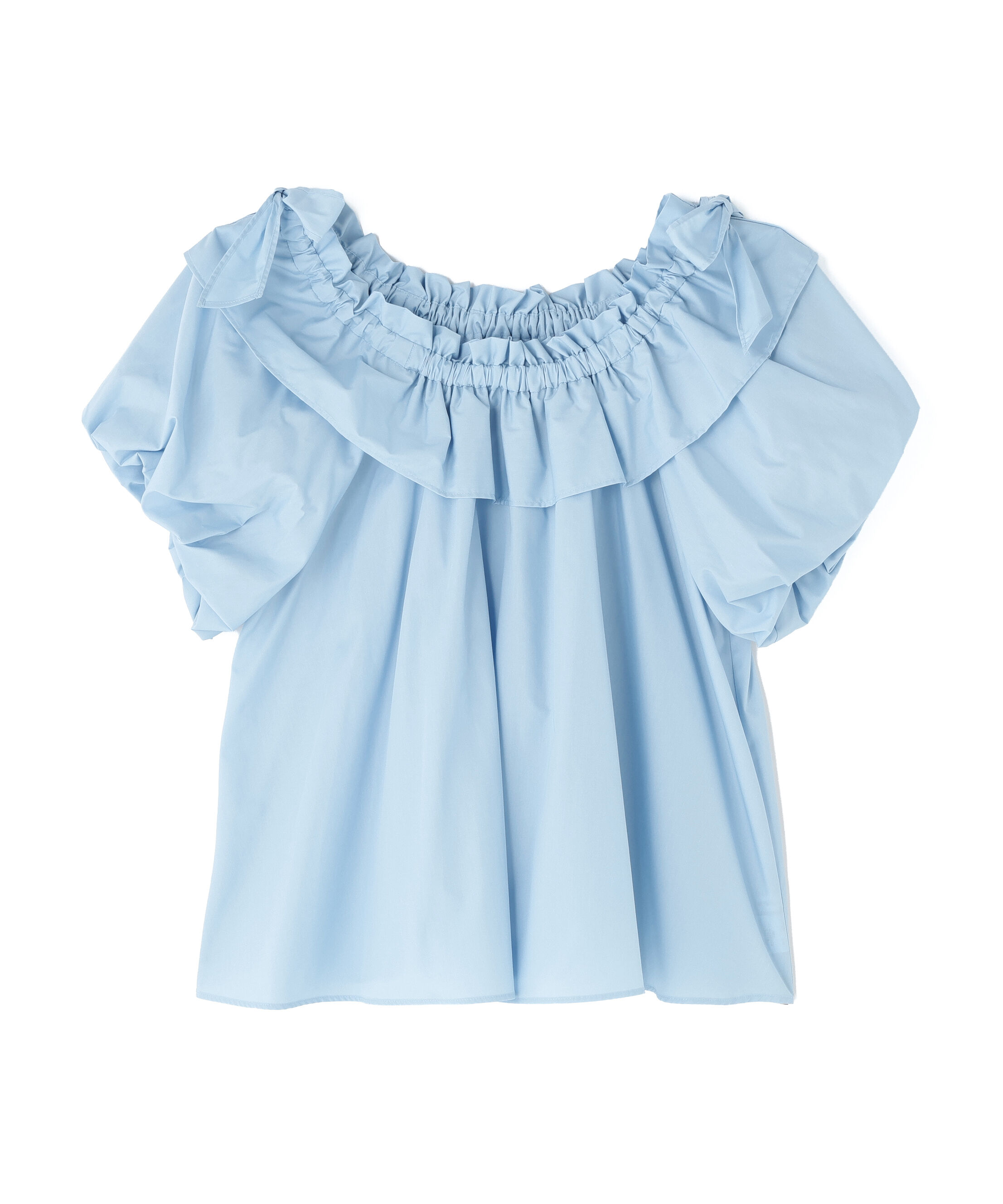  「ショルダーリボンブラウス」|シャツ・ブラウス|