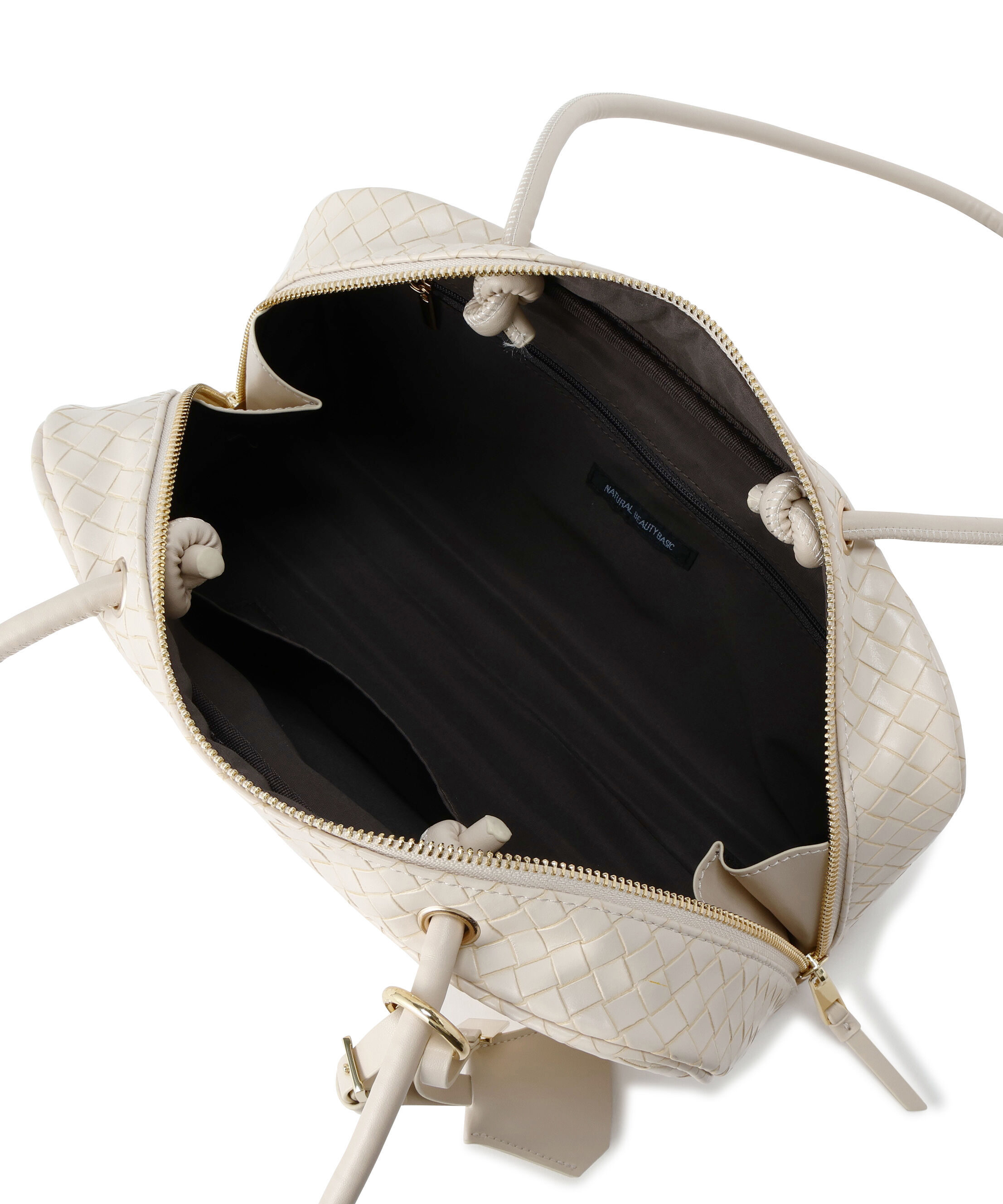  「メッシュエンボスワイドボストンバッグ」|ボストンバッグ|