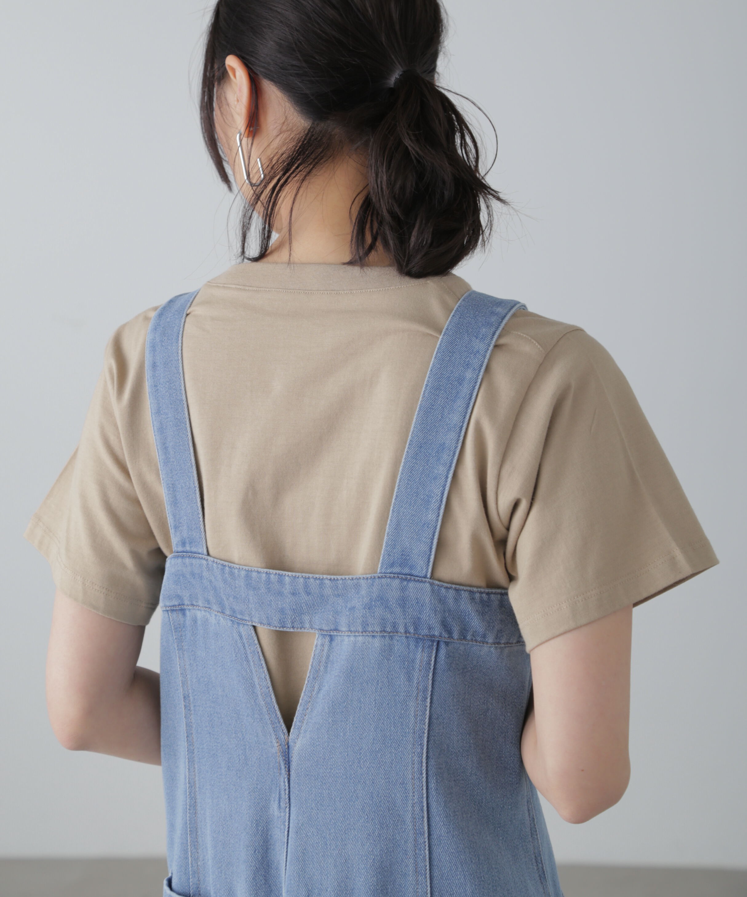  「フロントジップジャンパースカート」|ワンピース|