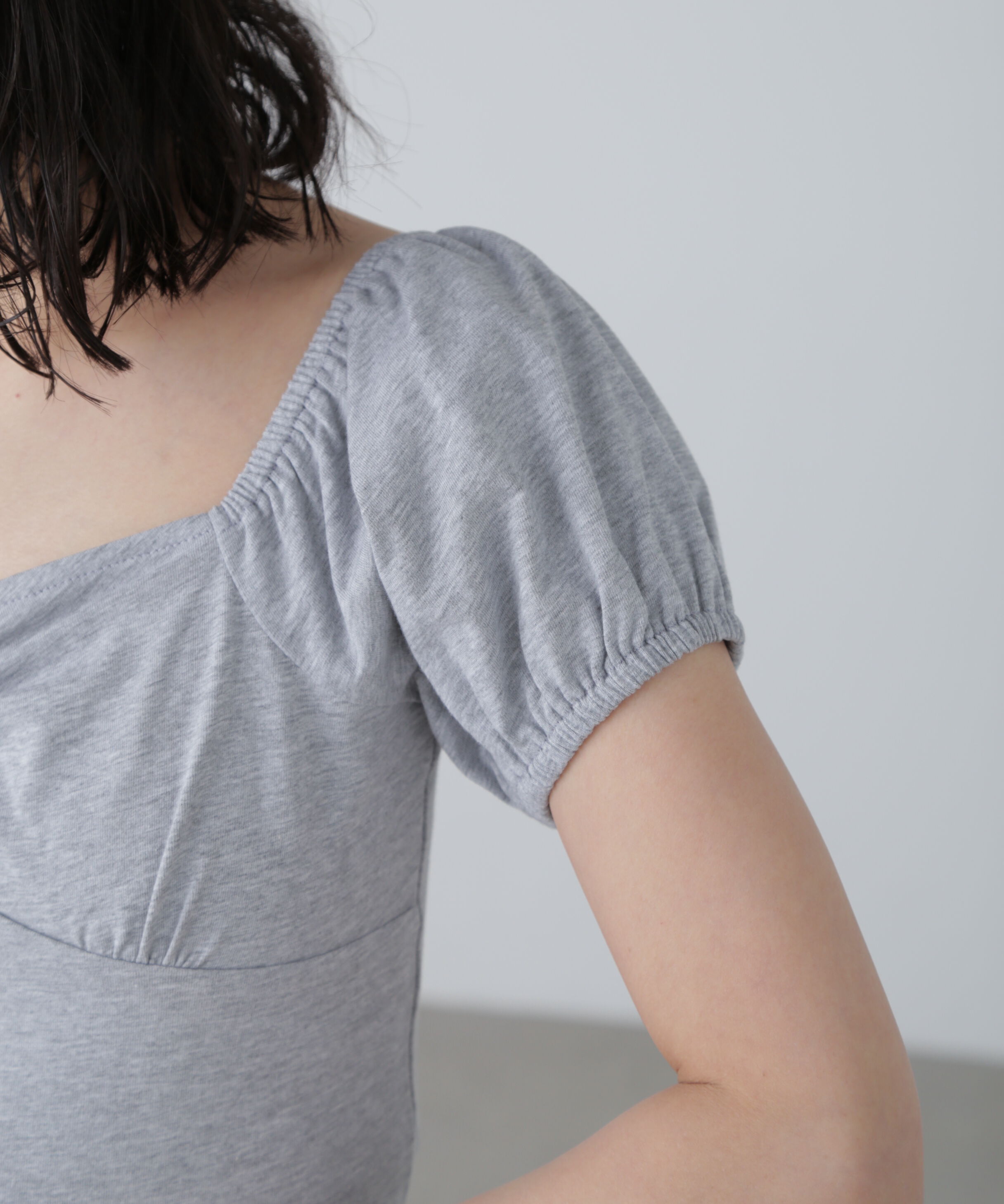  「オフショルギャザーカットソー」|Tシャツ・カットソー|