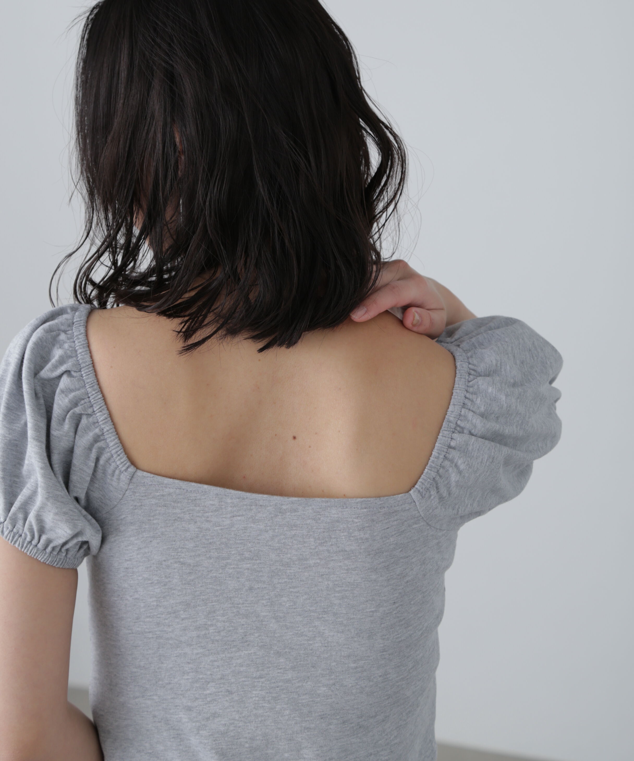  「オフショルギャザーカットソー」|Tシャツ・カットソー|