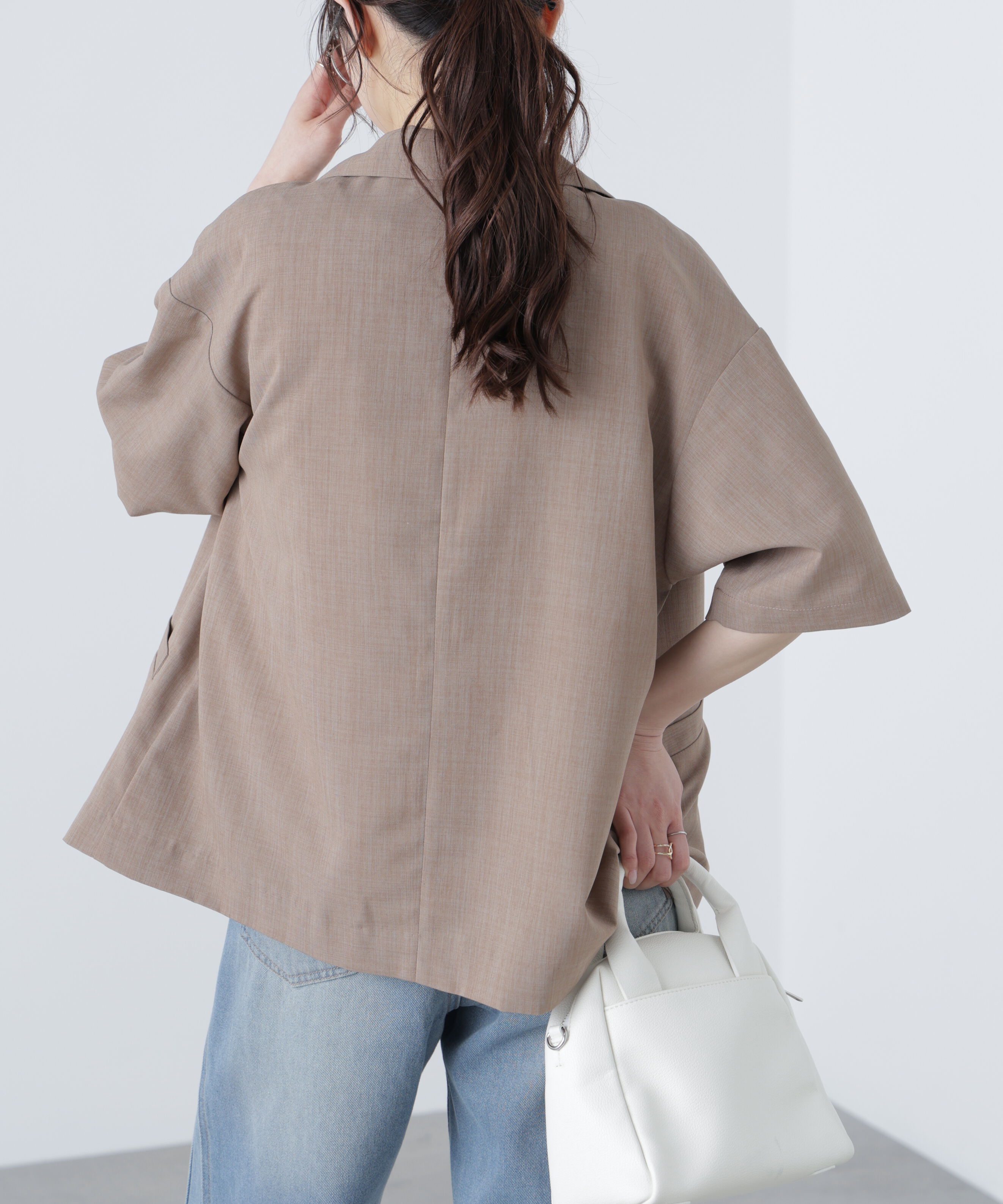  「半袖オーバーサイズジャケット」|その他|