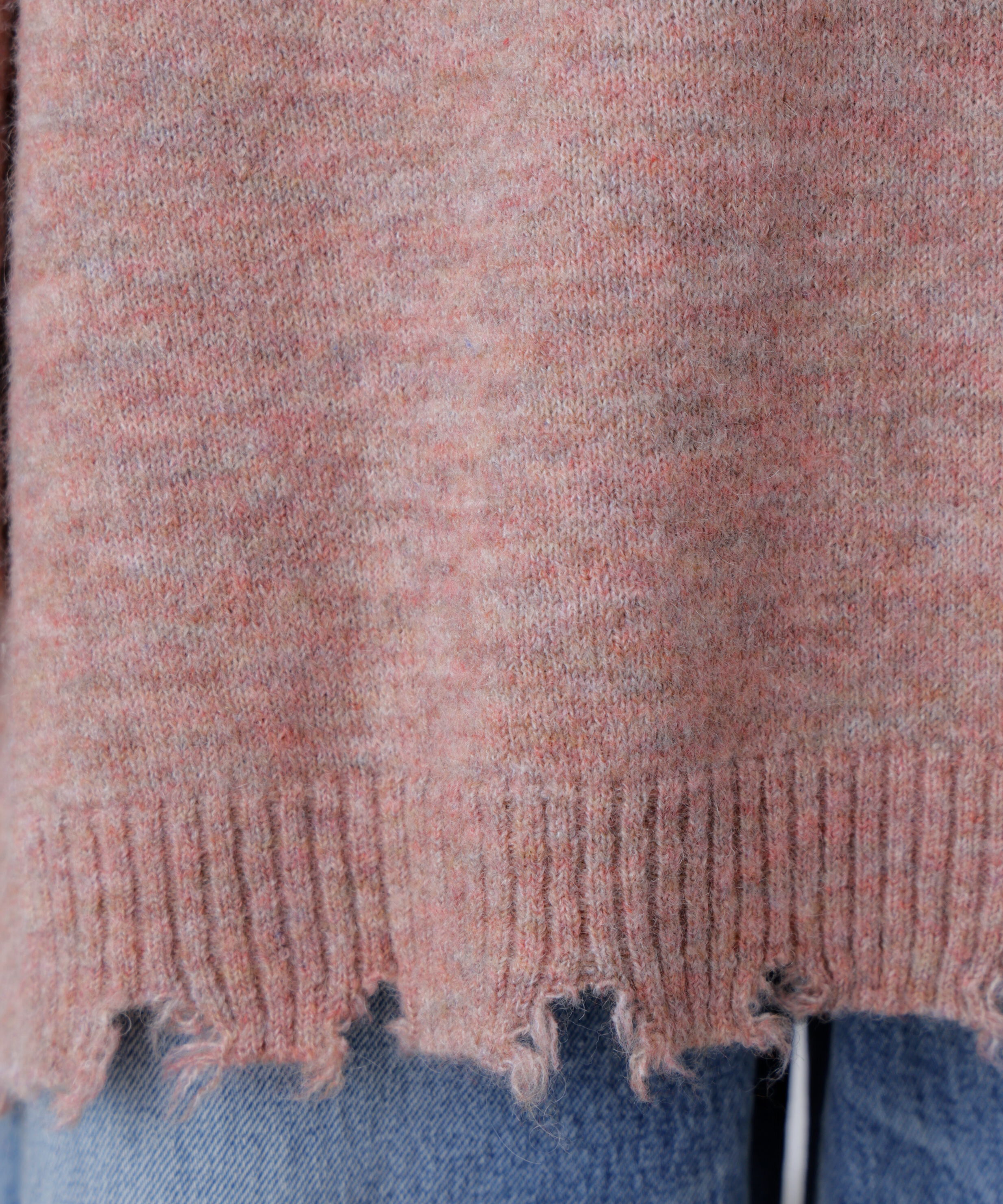  「モヘヤ混タイ付きルーズミニワンピース」|ワンピース|