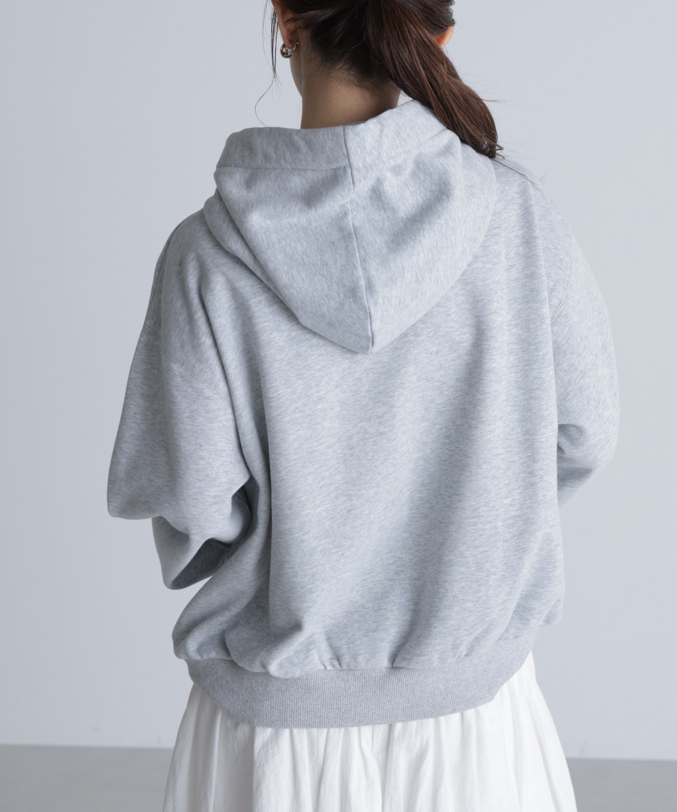  「起毛ビッグリボンジップパーカー」|Tシャツ・カットソー|