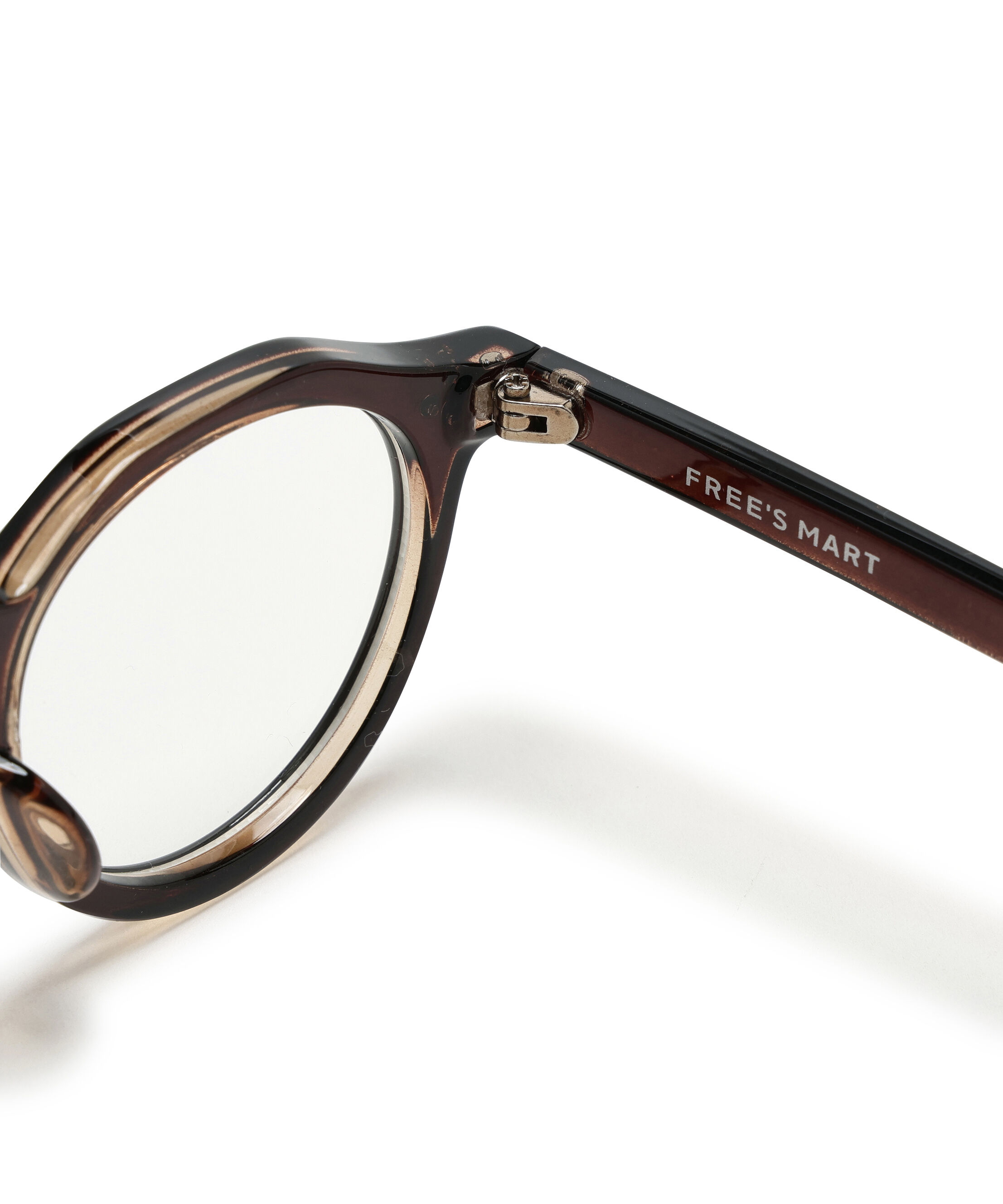  「太フレームボストンサングラス＆メガネ」|ハンカチ|