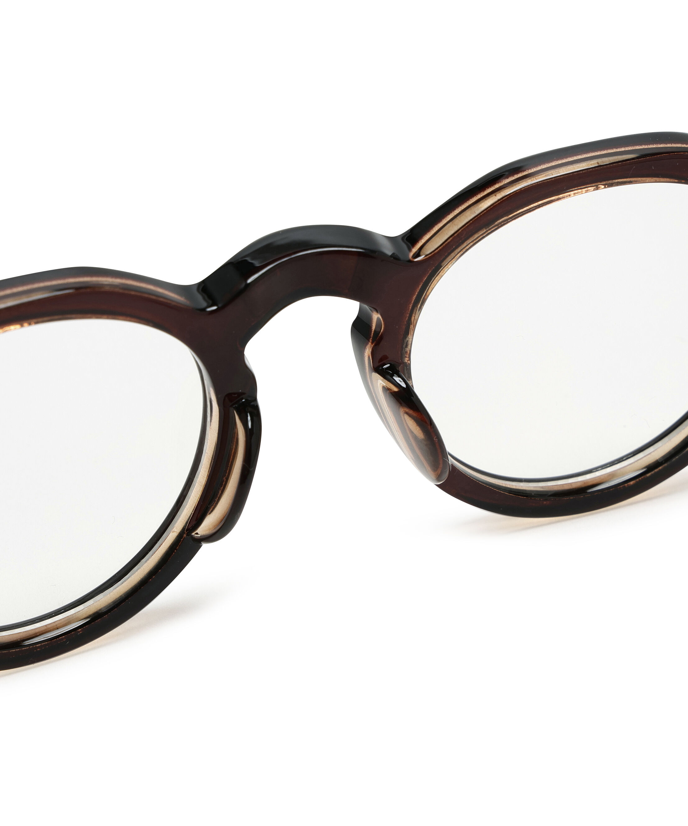  「太フレームボストンサングラス＆メガネ」|ハンカチ|