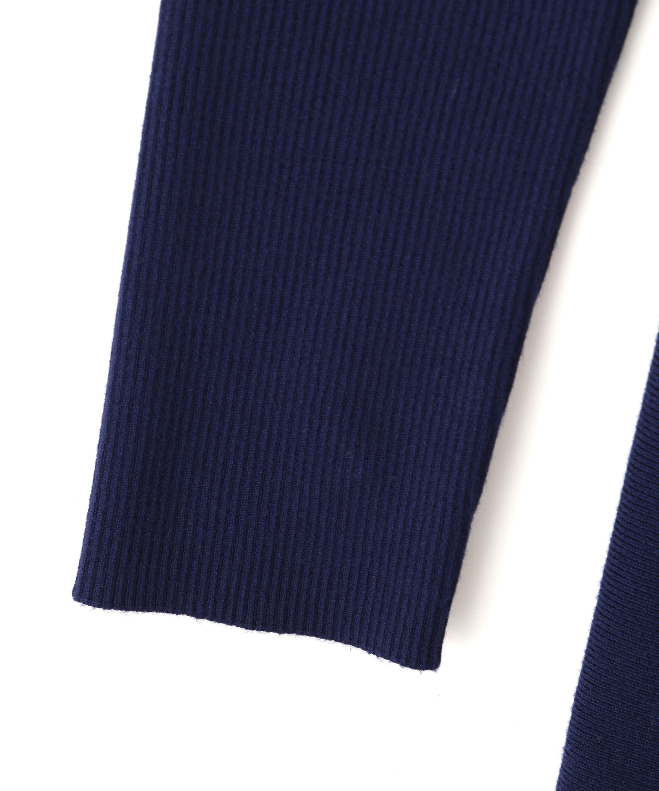  「フリル襟バイカラーニットワンピース」|ワンピース|