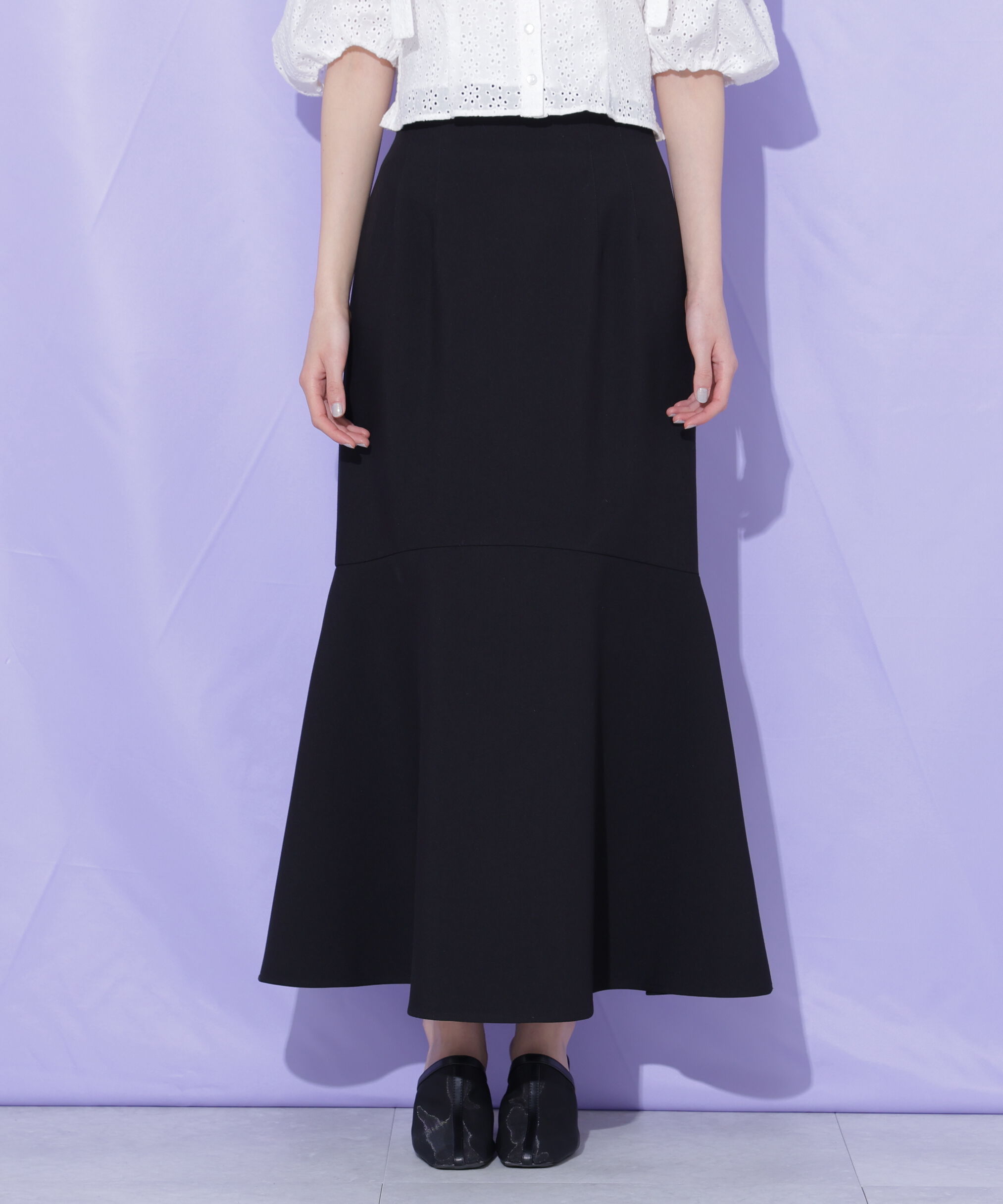  「バックレースダウンマーメイドスカート」|スカート|