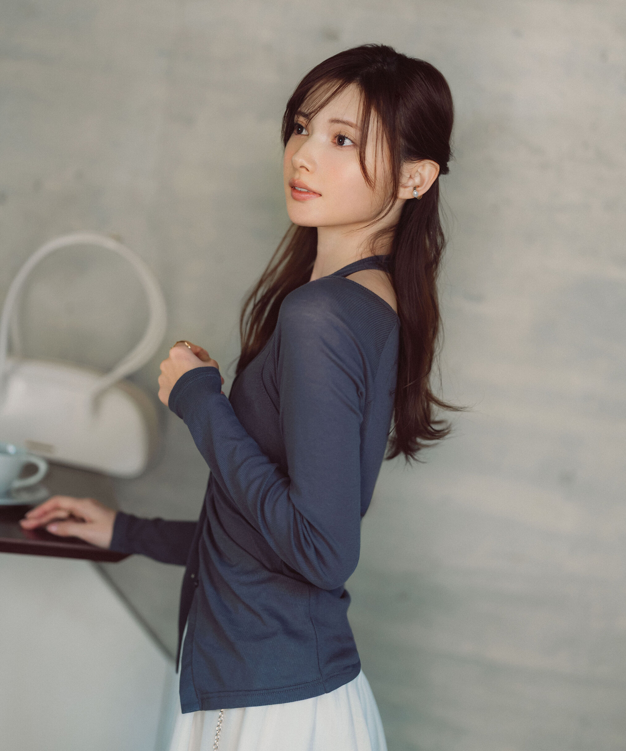 PROPORTION BODY DRESSING「〈a/mie〉ホルターネックカット SETUP　26SS」|Tシャツ・カットソー|