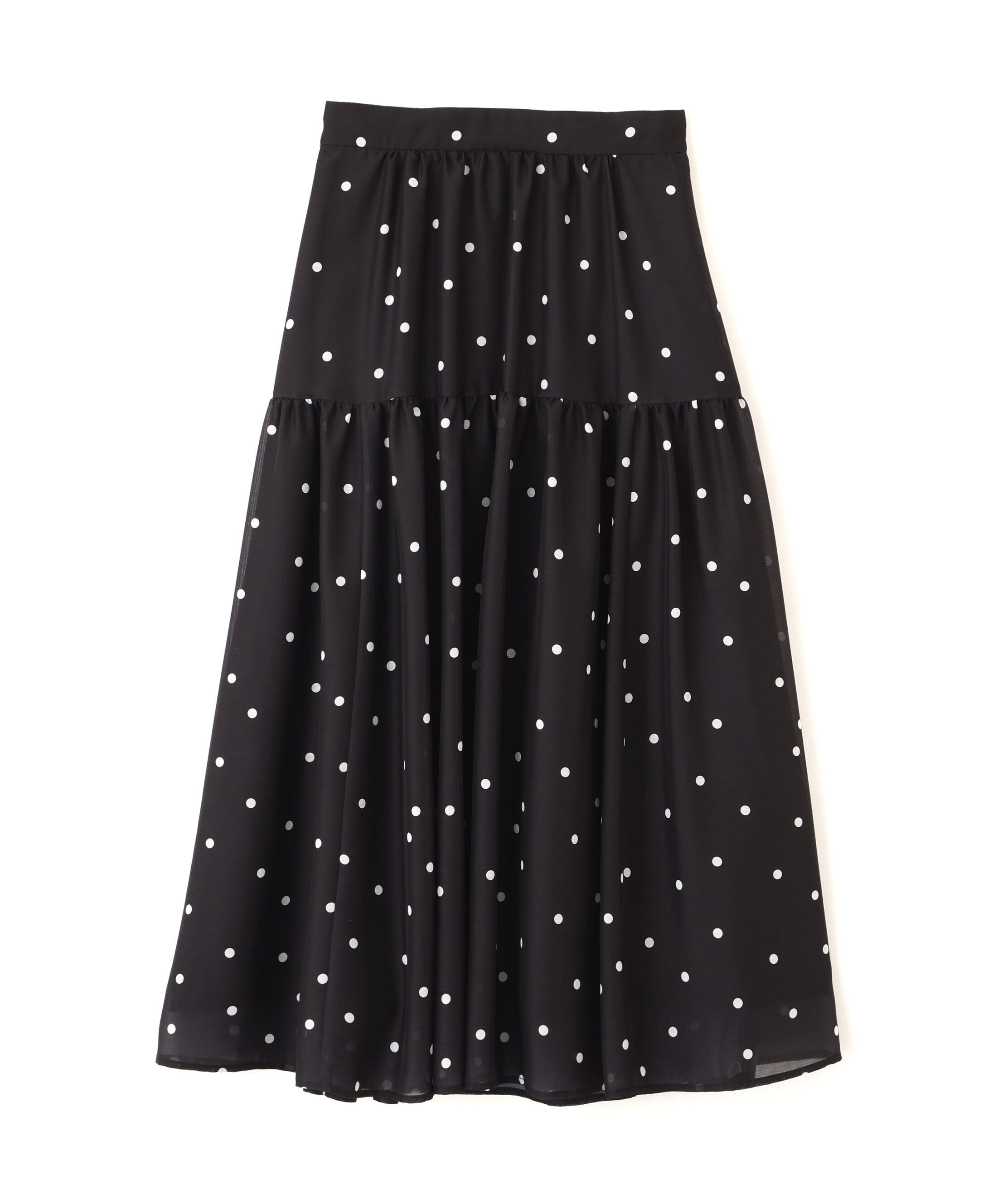 PROPORTION BODY DRESSING「ドットプリントティアードスカート 26SS」|スカート|