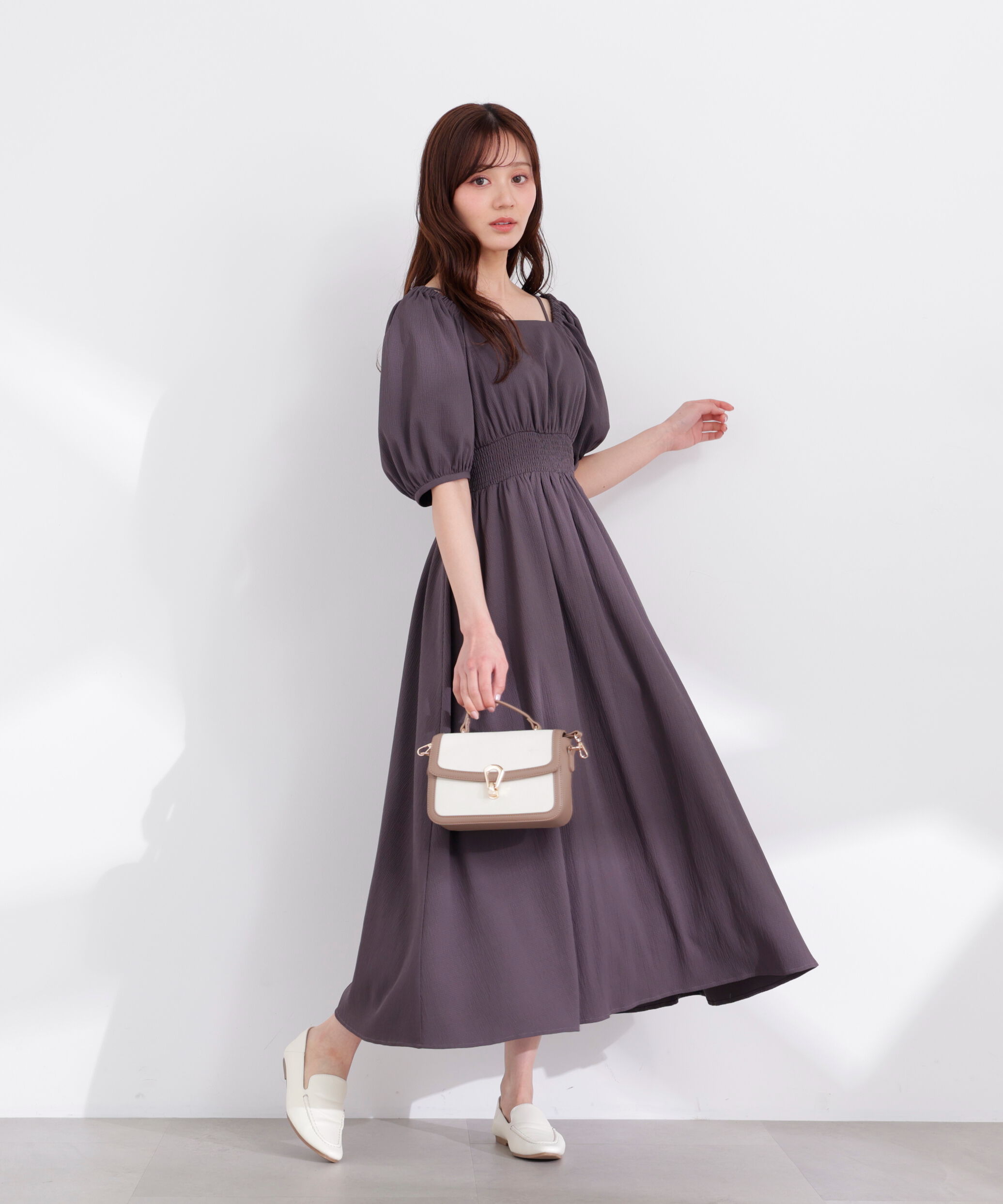 PROPORTION BODY DRESSING「2wayパフスリーブワンピース 26SS」|ワンピース|