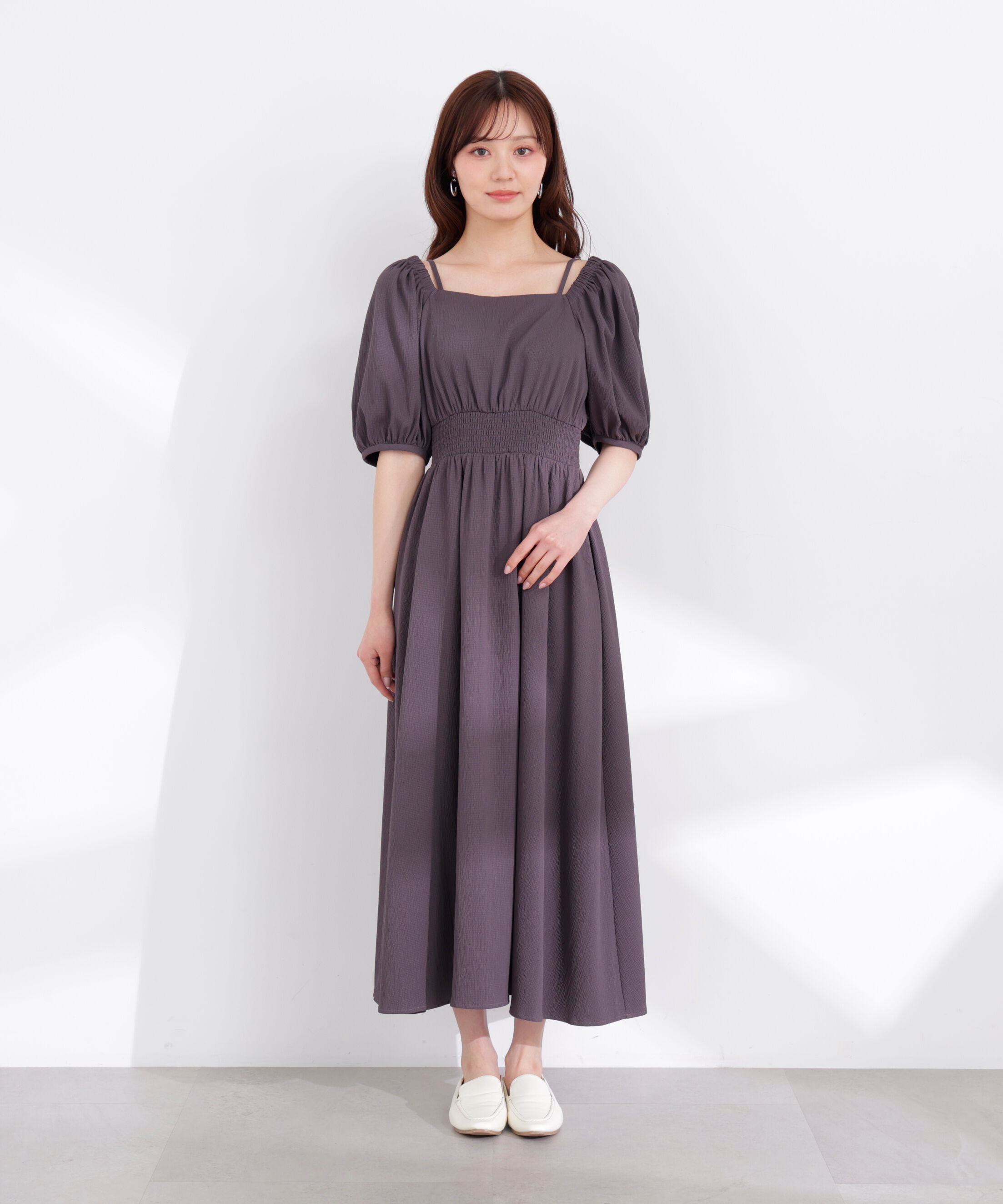 PROPORTION BODY DRESSING「2wayパフスリーブワンピース 26SS」|ワンピース|