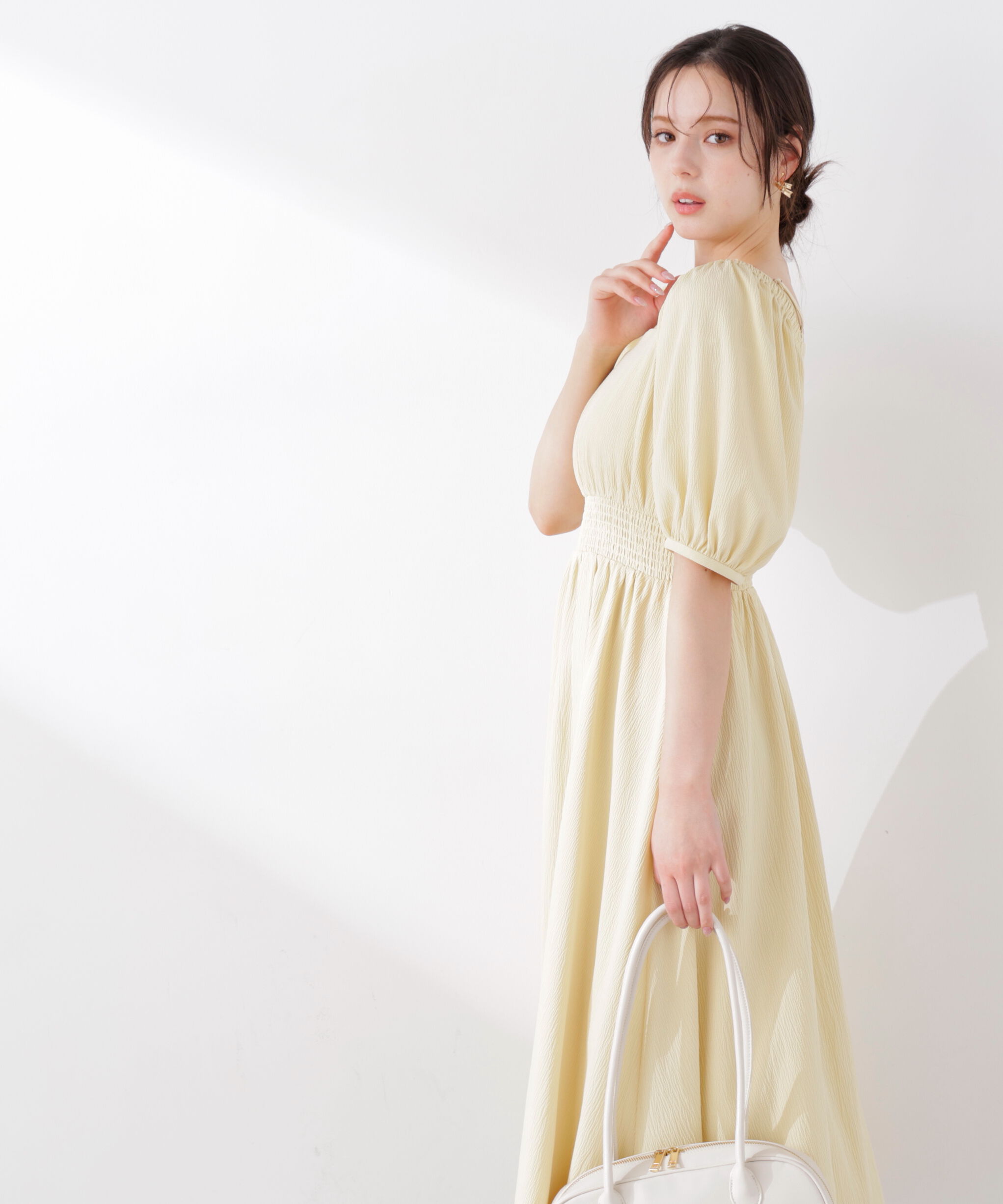 PROPORTION BODY DRESSING「2wayパフスリーブワンピース 26SS」|ワンピース|