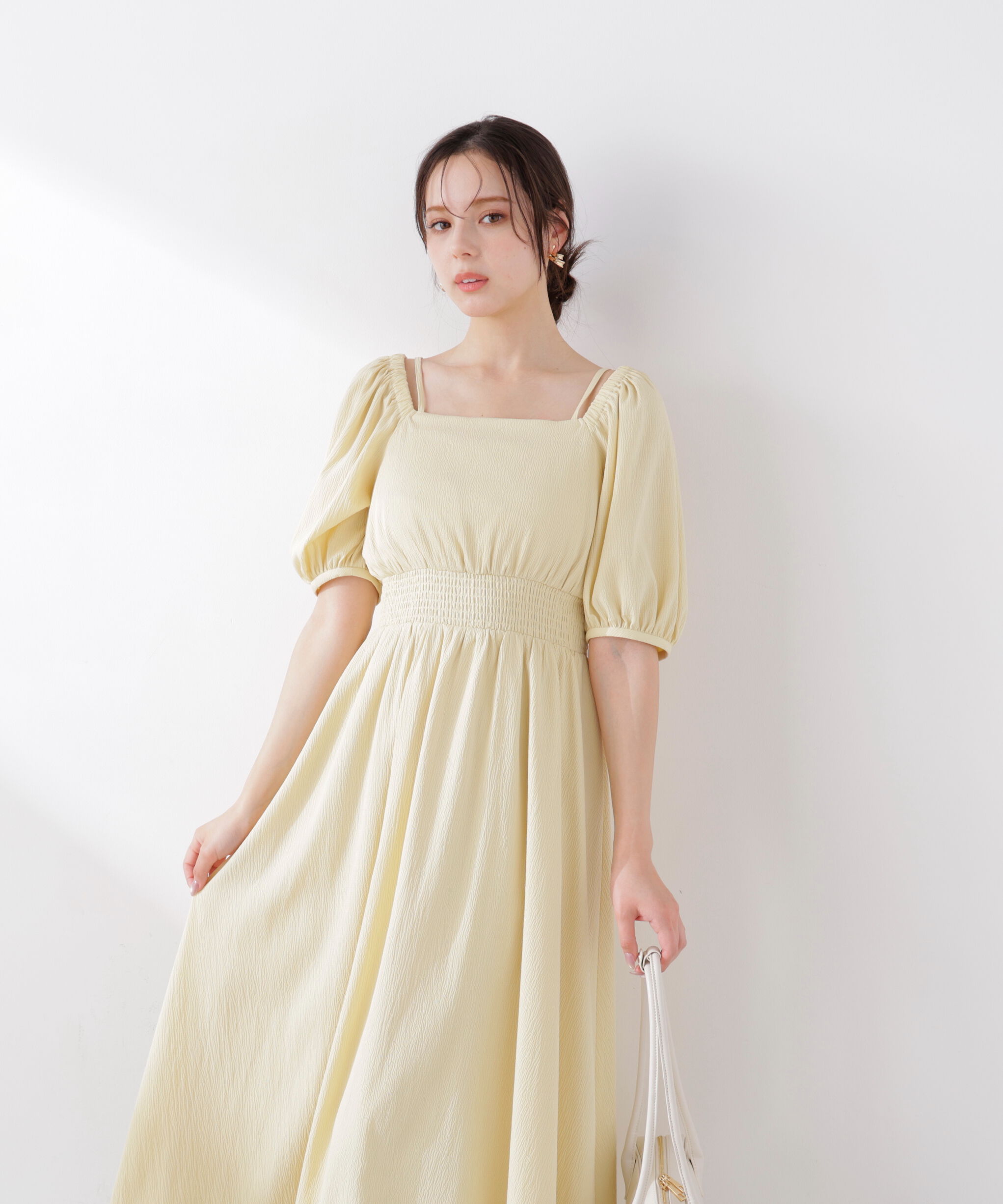 PROPORTION BODY DRESSING「2wayパフスリーブワンピース 26SS」|ワンピース|