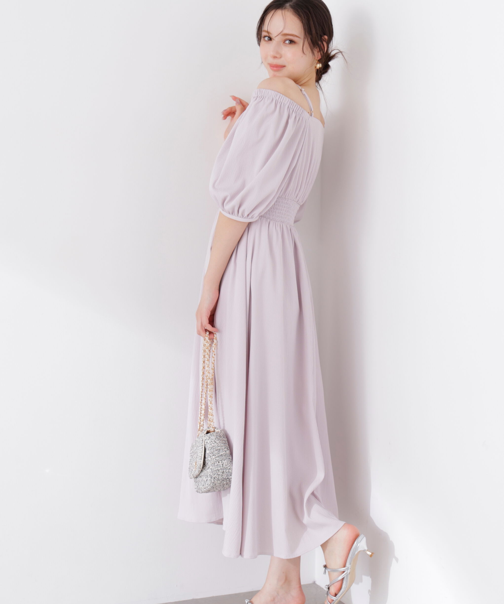 PROPORTION BODY DRESSING「2wayパフスリーブワンピース 26SS」|ワンピース|