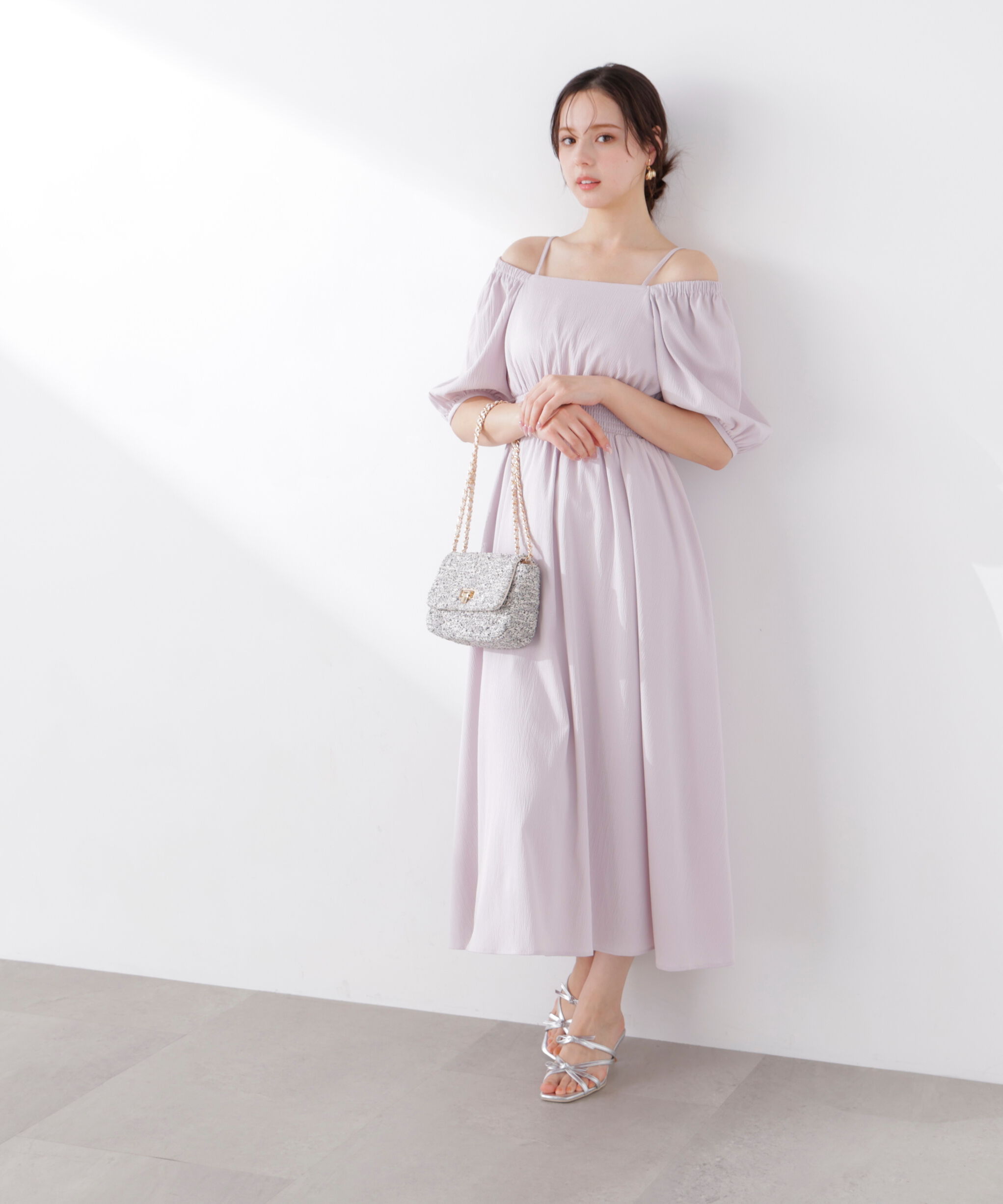 PROPORTION BODY DRESSING「2wayパフスリーブワンピース 26SS」|ワンピース|