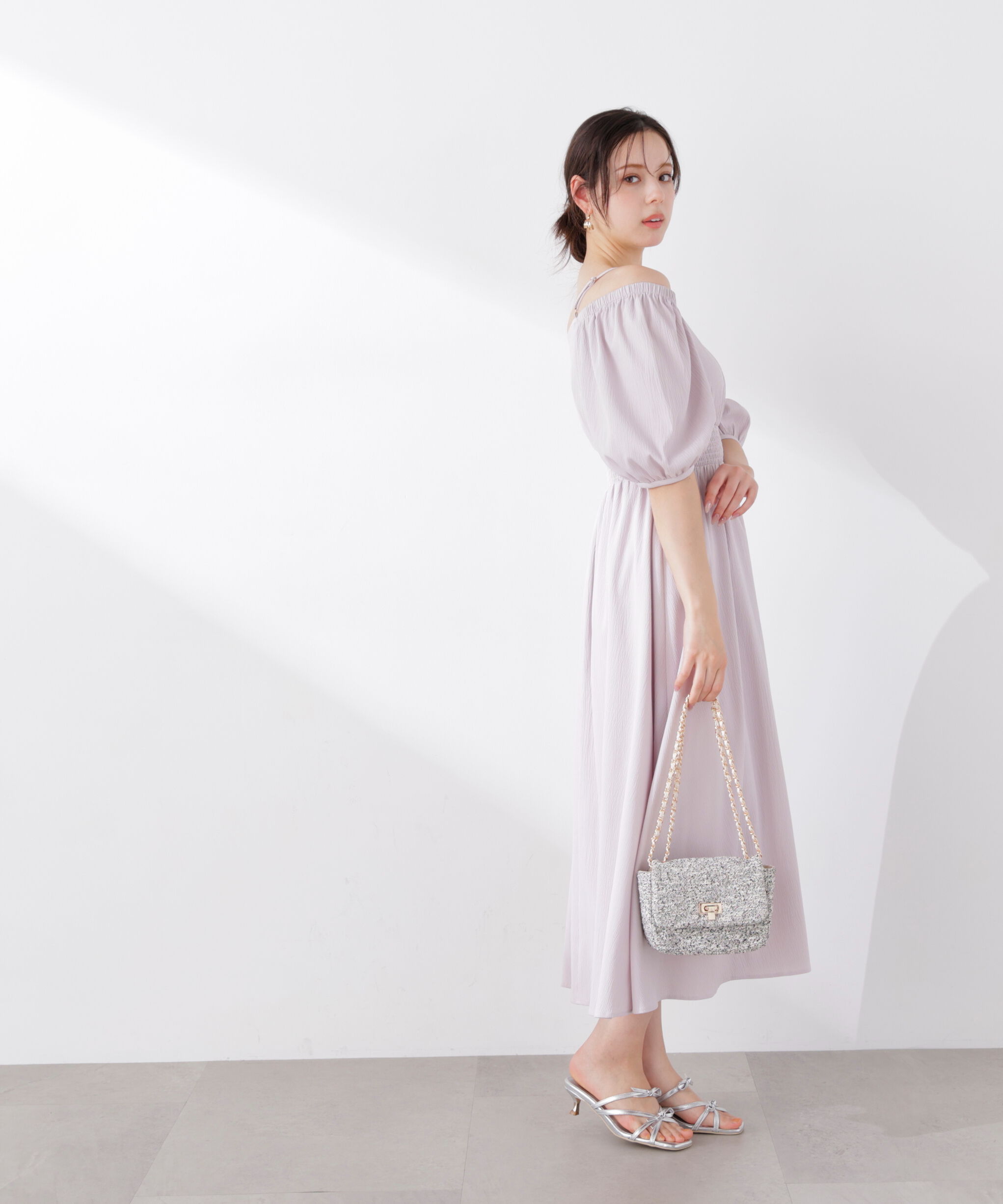 PROPORTION BODY DRESSING「2wayパフスリーブワンピース 26SS」|ワンピース|