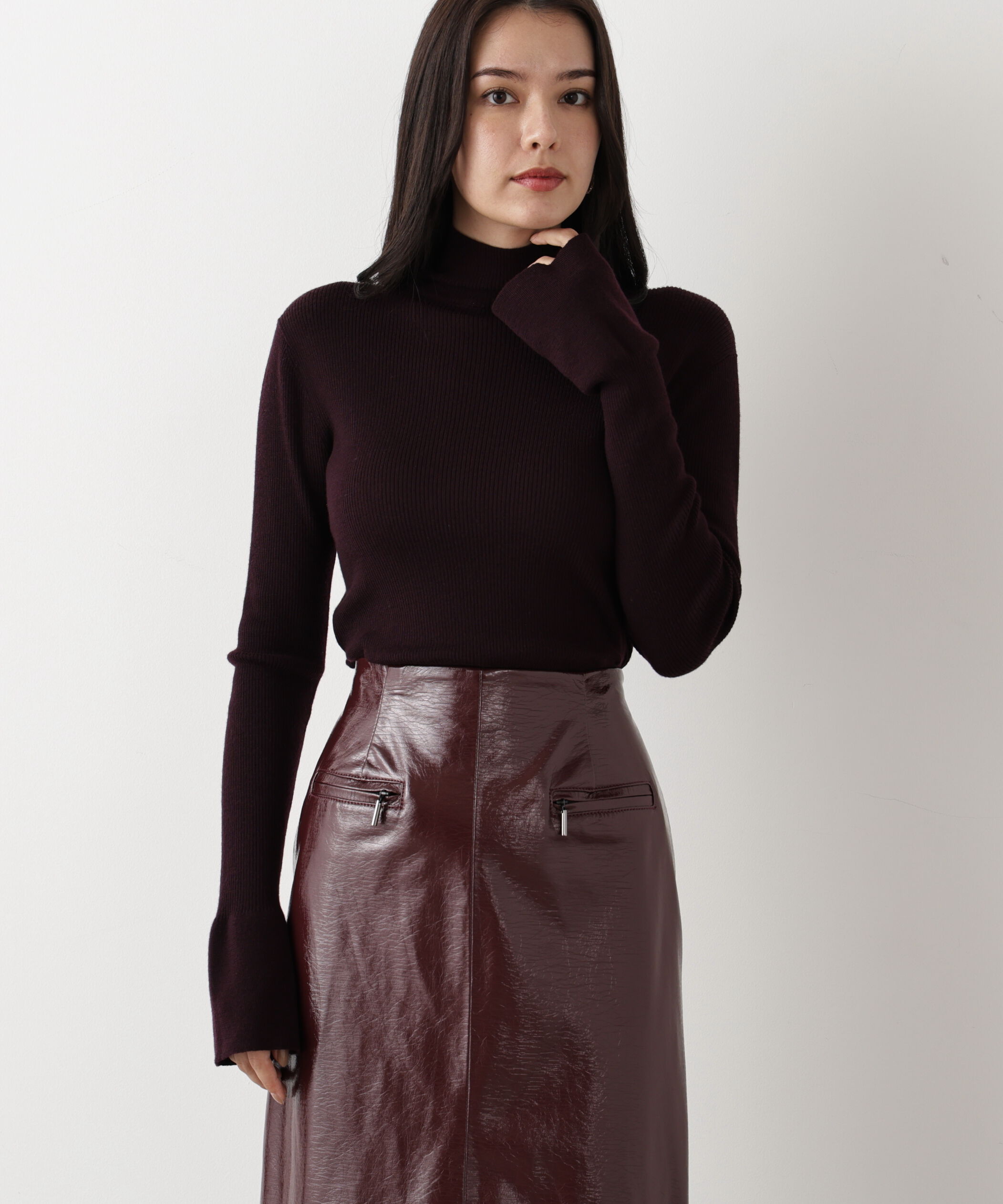  「◆ウールモックネックプルオーバー」|ニット・セーター|