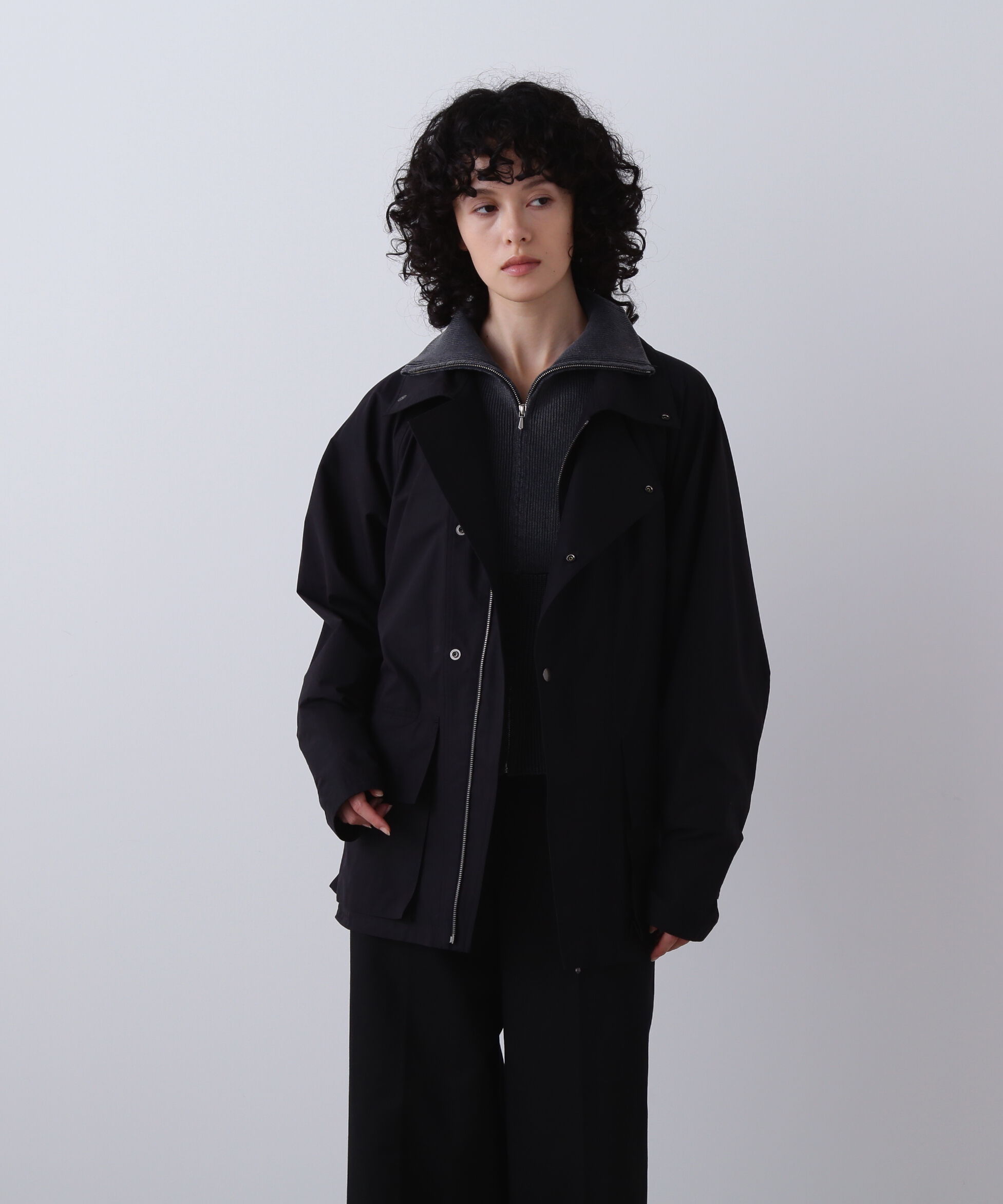 YLEVE 「YLEVE / 100/2 CHAMBRAY WEATHER COAT」|その他|ブラック