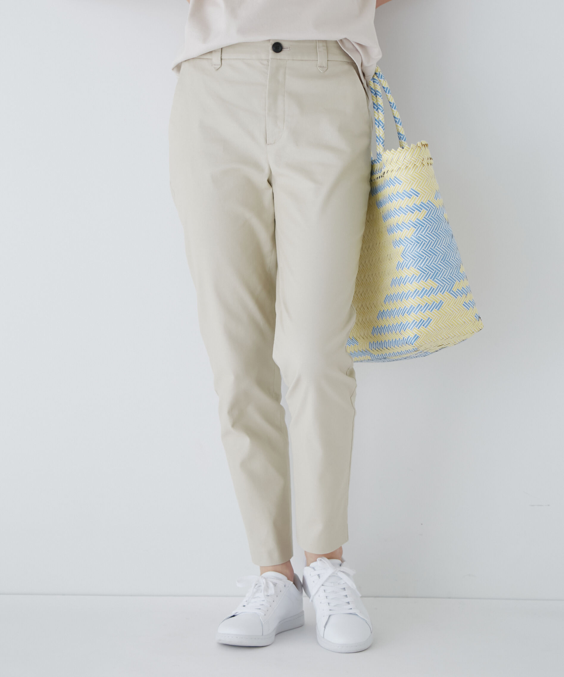  「◆エアリーオックスストレッチパンツ」|その他|ベージュ