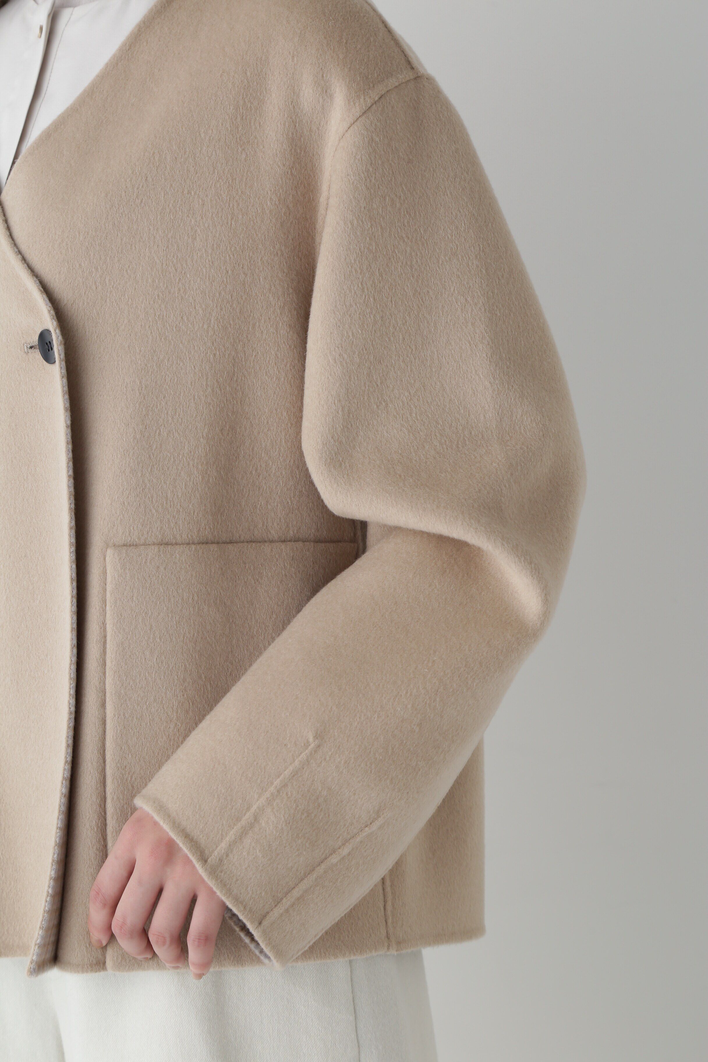  「◆リバーショートジャケットブルゾン」|ブルゾン・スタジャン|