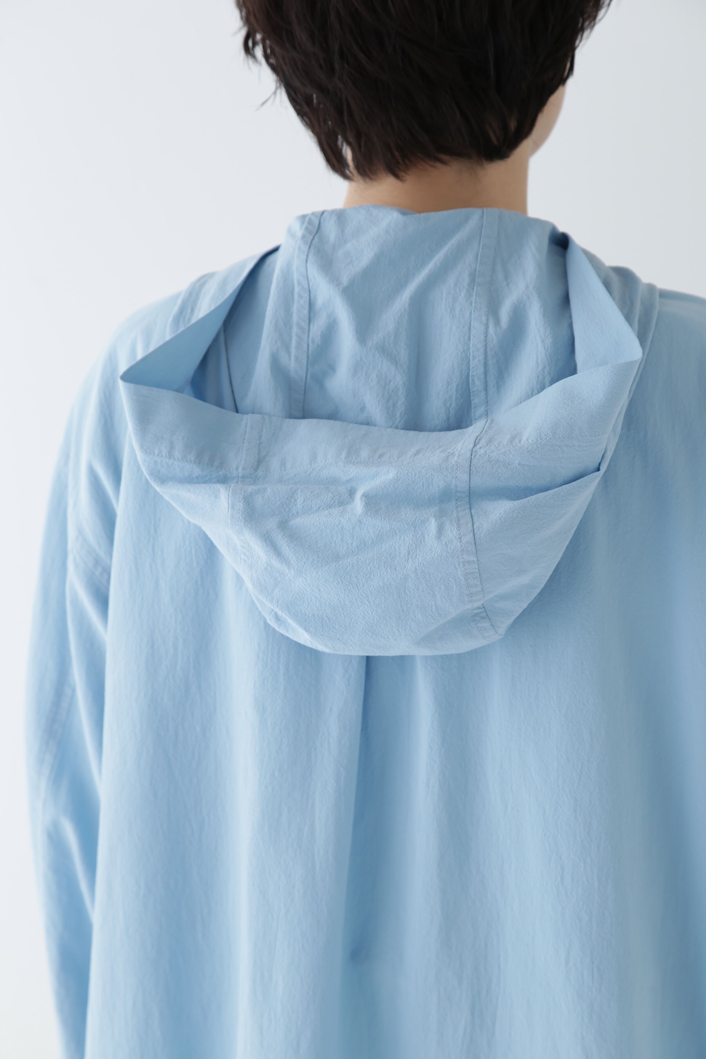  「◆製品染めフーディーブラウス」|シャツ・ブラウス|