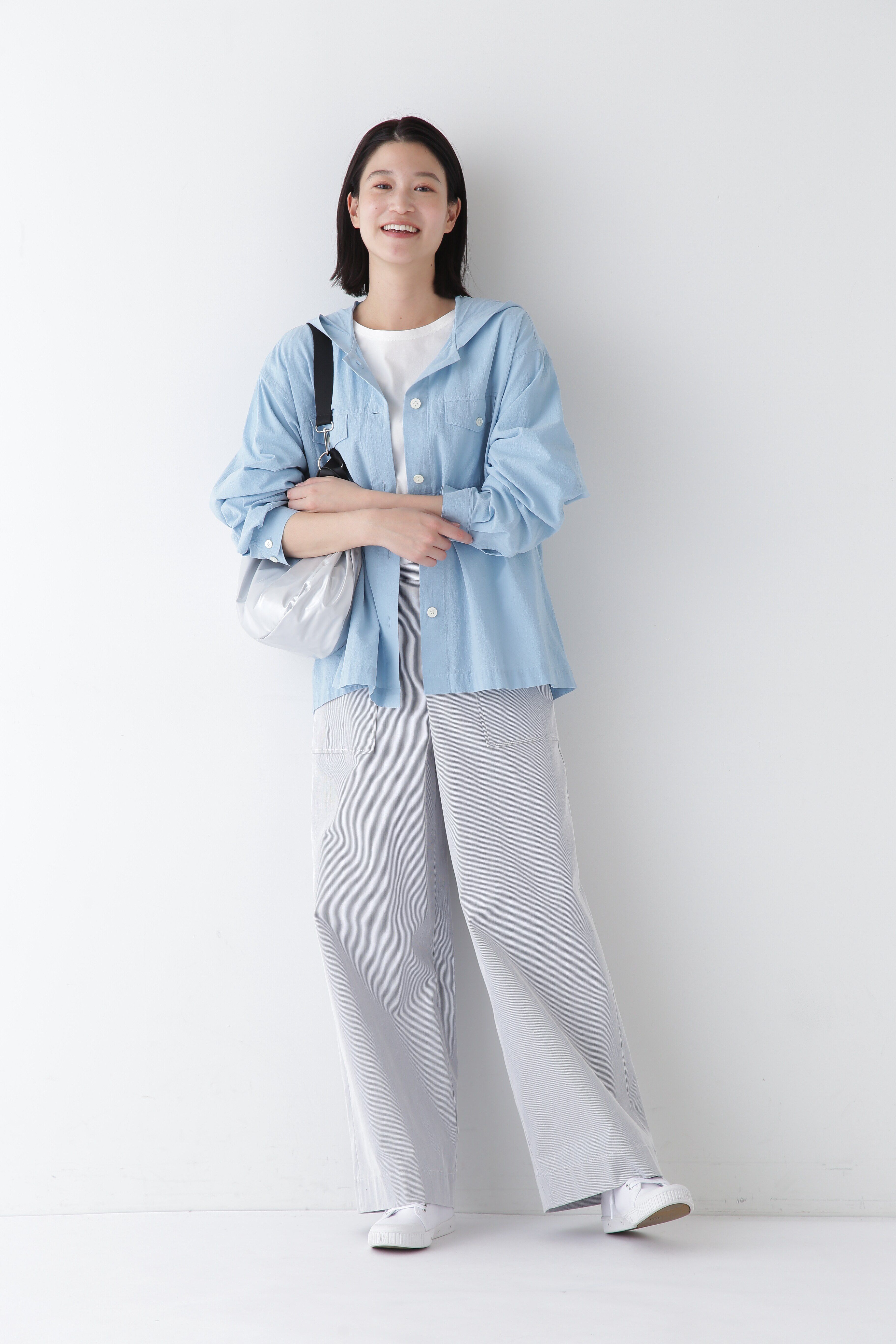  「◆製品染めフーディーブラウス」|シャツ・ブラウス|