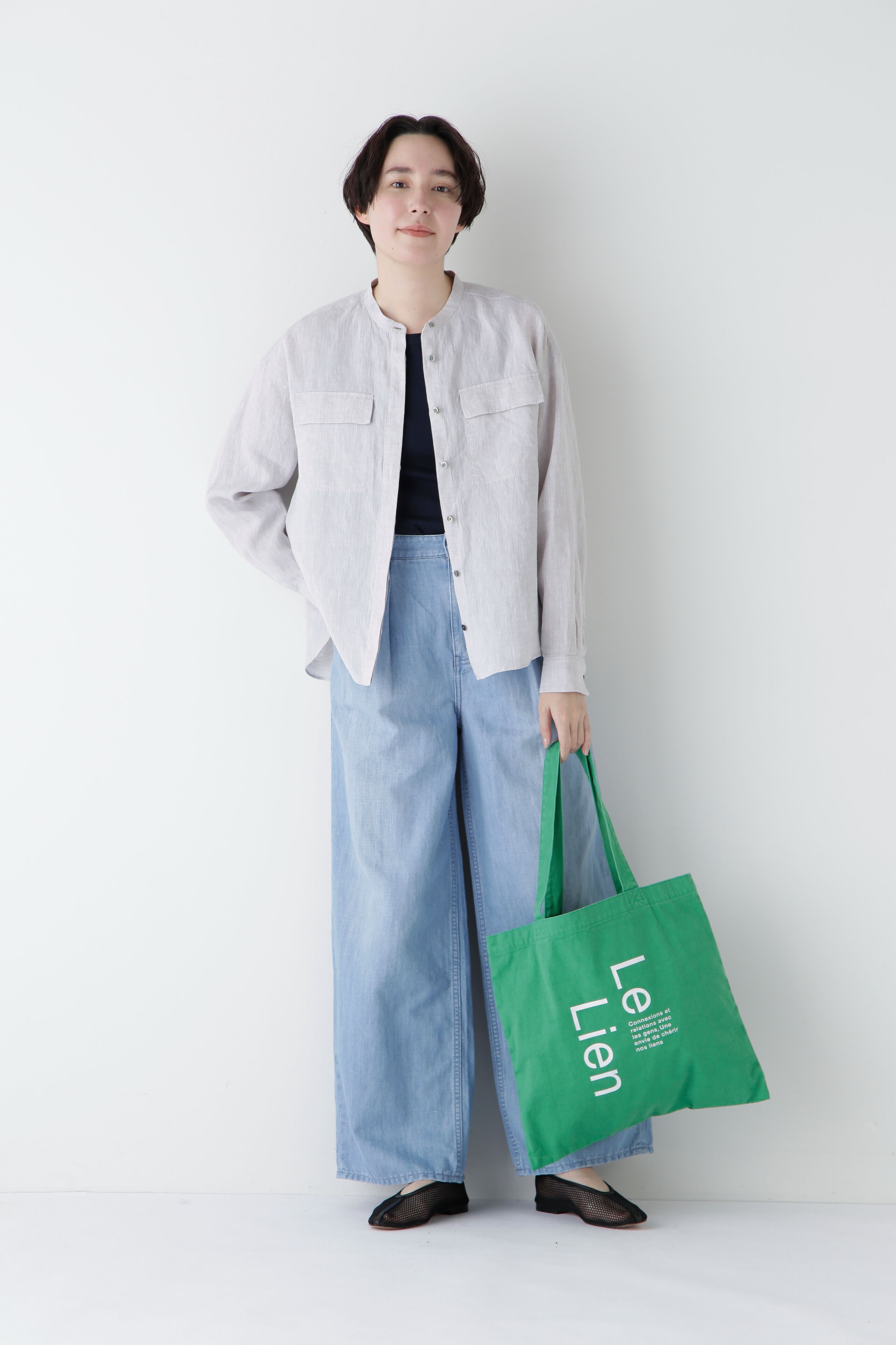  「◆タックワイドデニムパンツ」|その他|