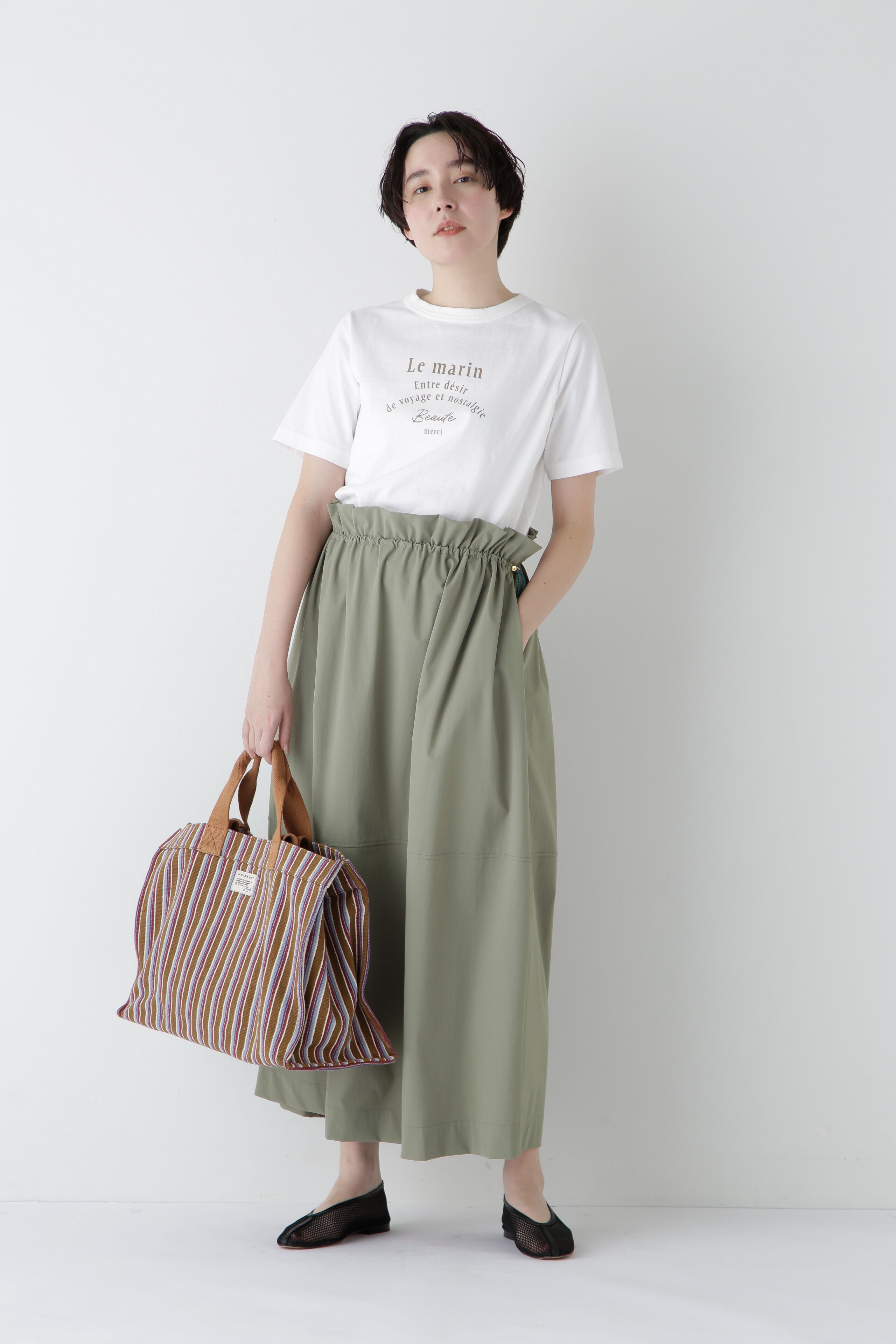  「◆リサイクルコットン度詰天竺Ｔシャツ」|Tシャツ・カットソー|