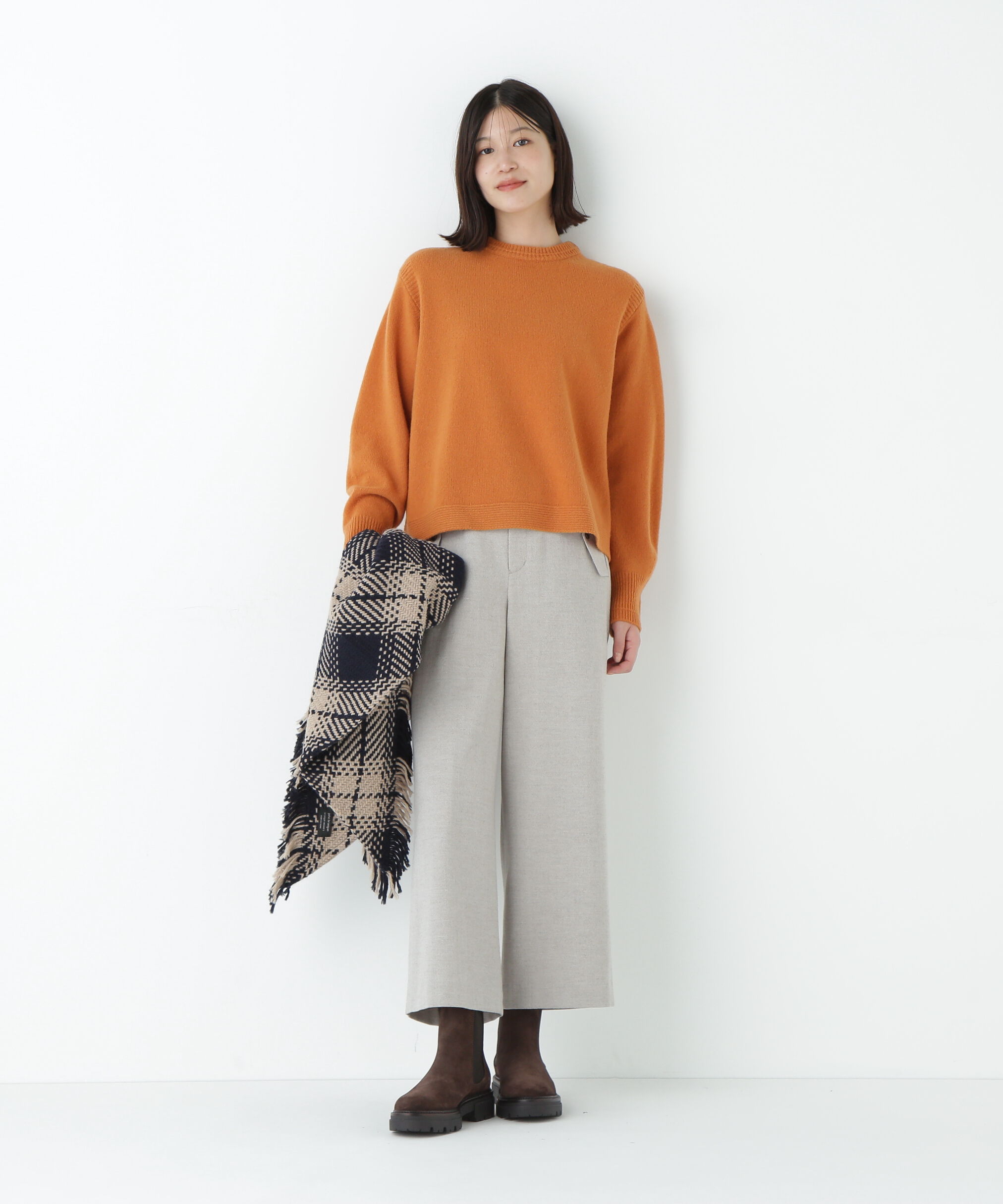  「ミドルゲージエアリーニット」|ニット・セーター|