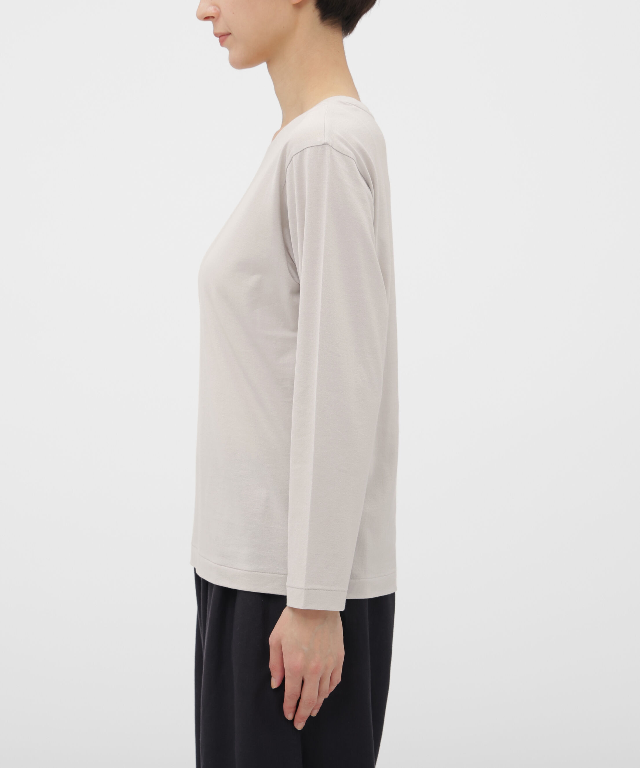 MARGARET HOWELL HOUSEHOLDGOODS「SUPERFINE COTTON JERSEY TOP」|Tシャツ・カットソー|