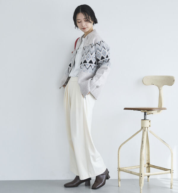 Doux archives「ノルディック柄ジャガードニットジャケット」|ニット・セーター|