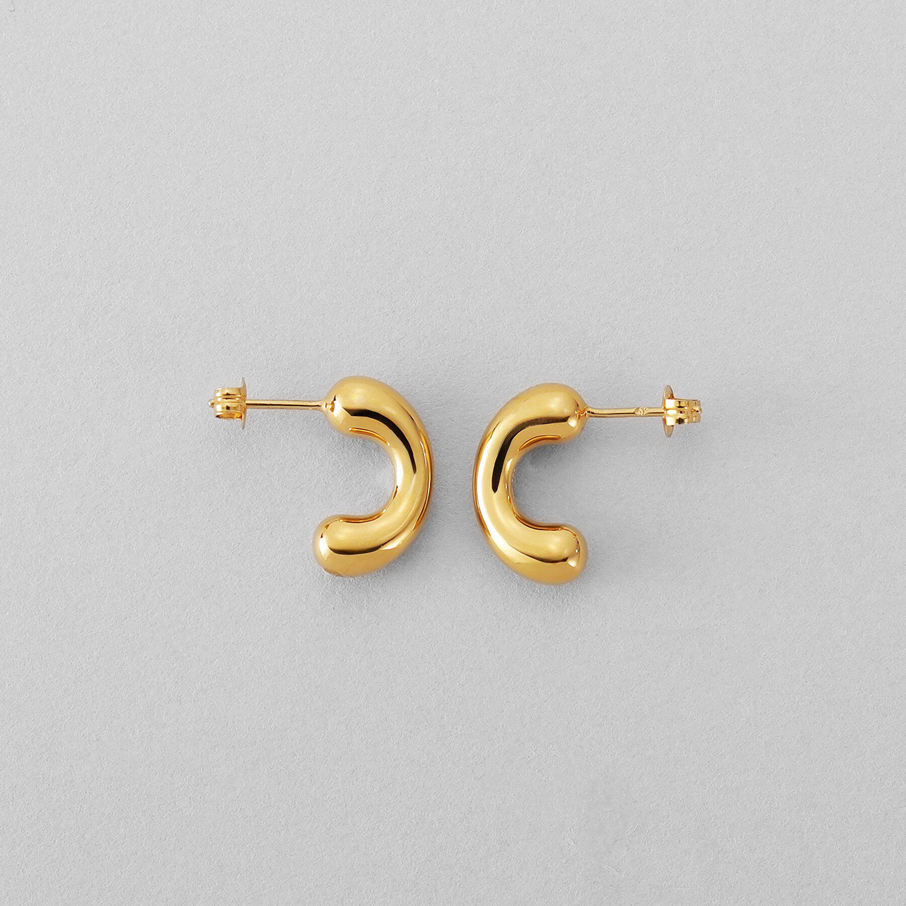 COCOSHNIK ONKITSCH「シルバー ニュアンスアークピアス GP」|ピアス|