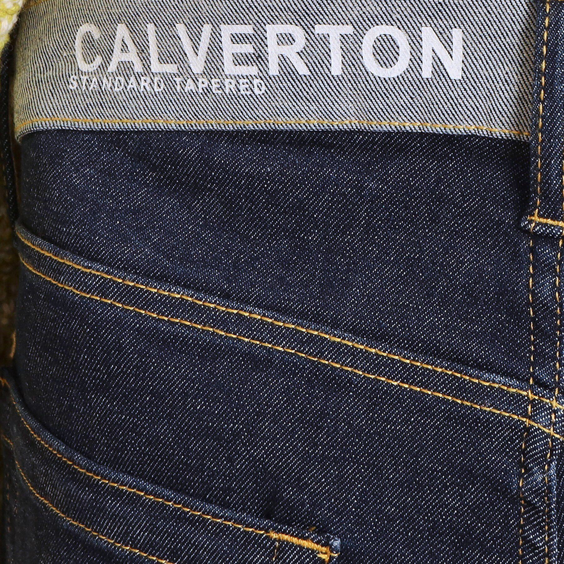 Dessin「【ユニセックス・洗える】テーパードストレッチデニム」|デニム|