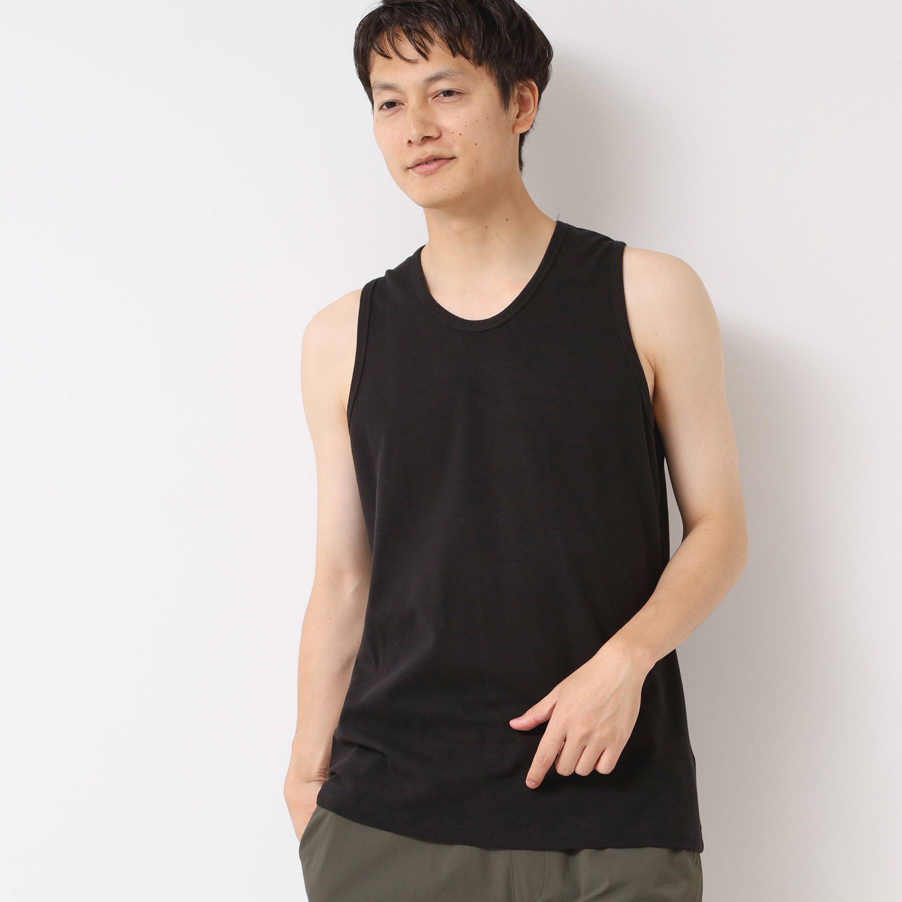 Dessin「フライスタンクトップ」|タンクトップ|ブラック(019)
