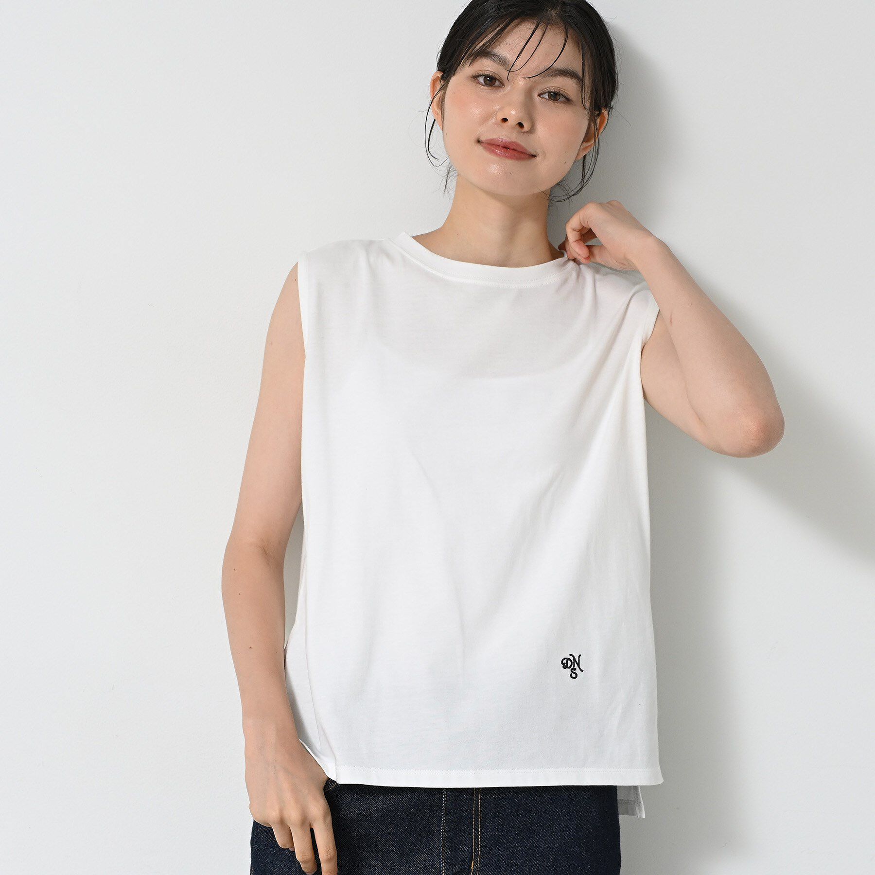 Dessin「【洗える】ノースリーブカットソー」|Tシャツ・カットソー|