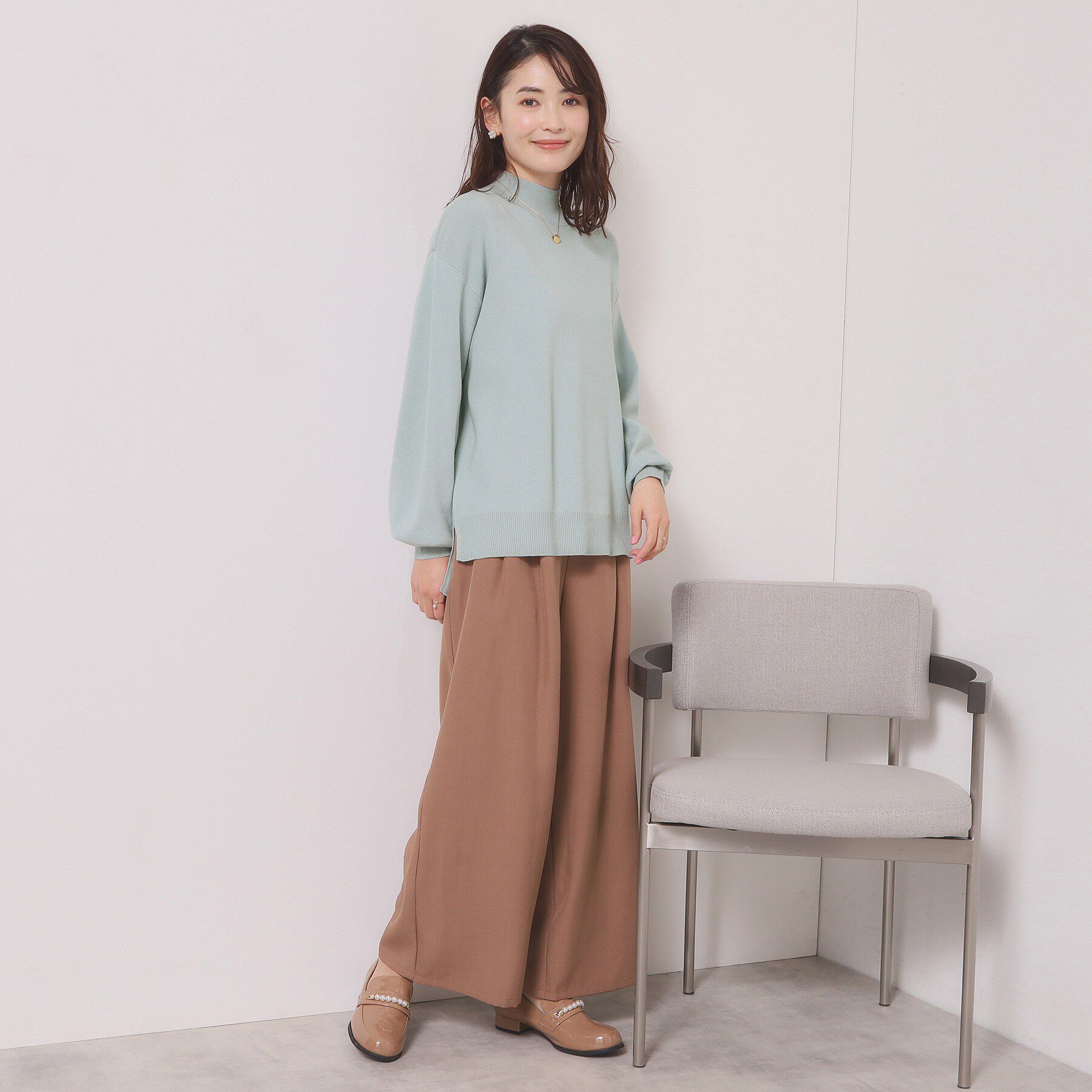 ITS&rsquo;DEMO「【手洗い可／8色展開】カラフルハイネックニット」|ニット・セーター|