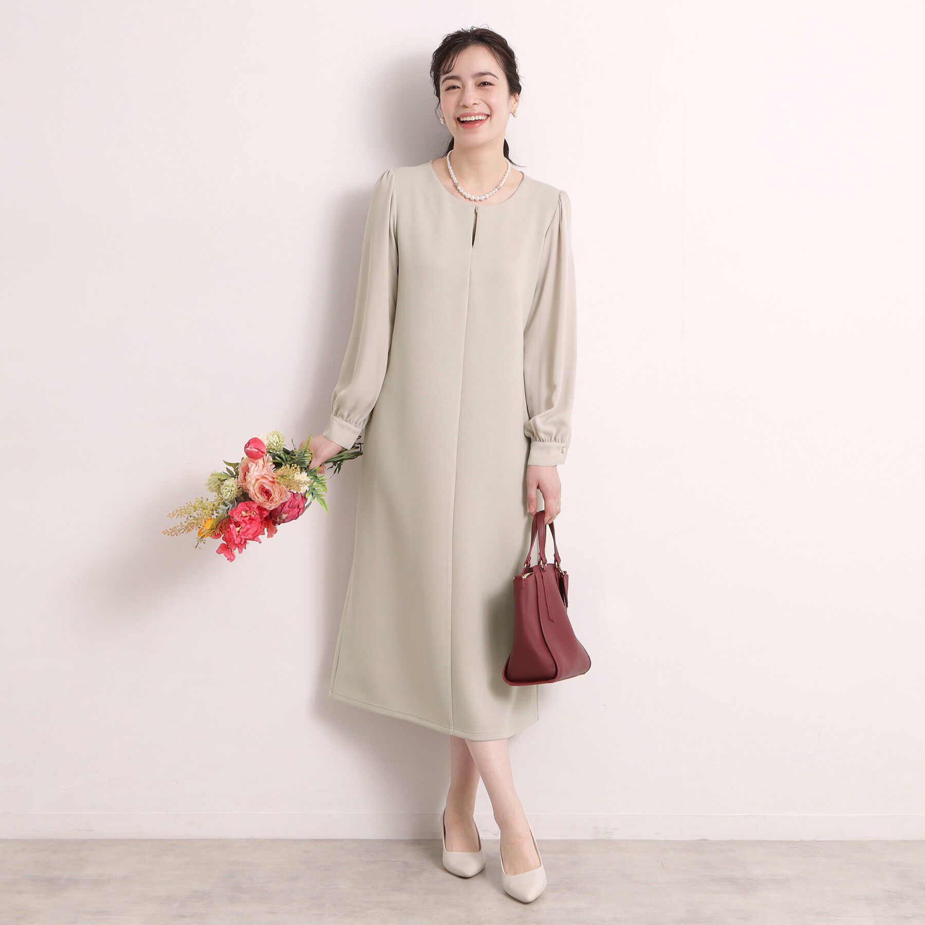 ITS&rsquo;DEMO「【洗濯機OK】ダンボールワンピース」|ワンピース|