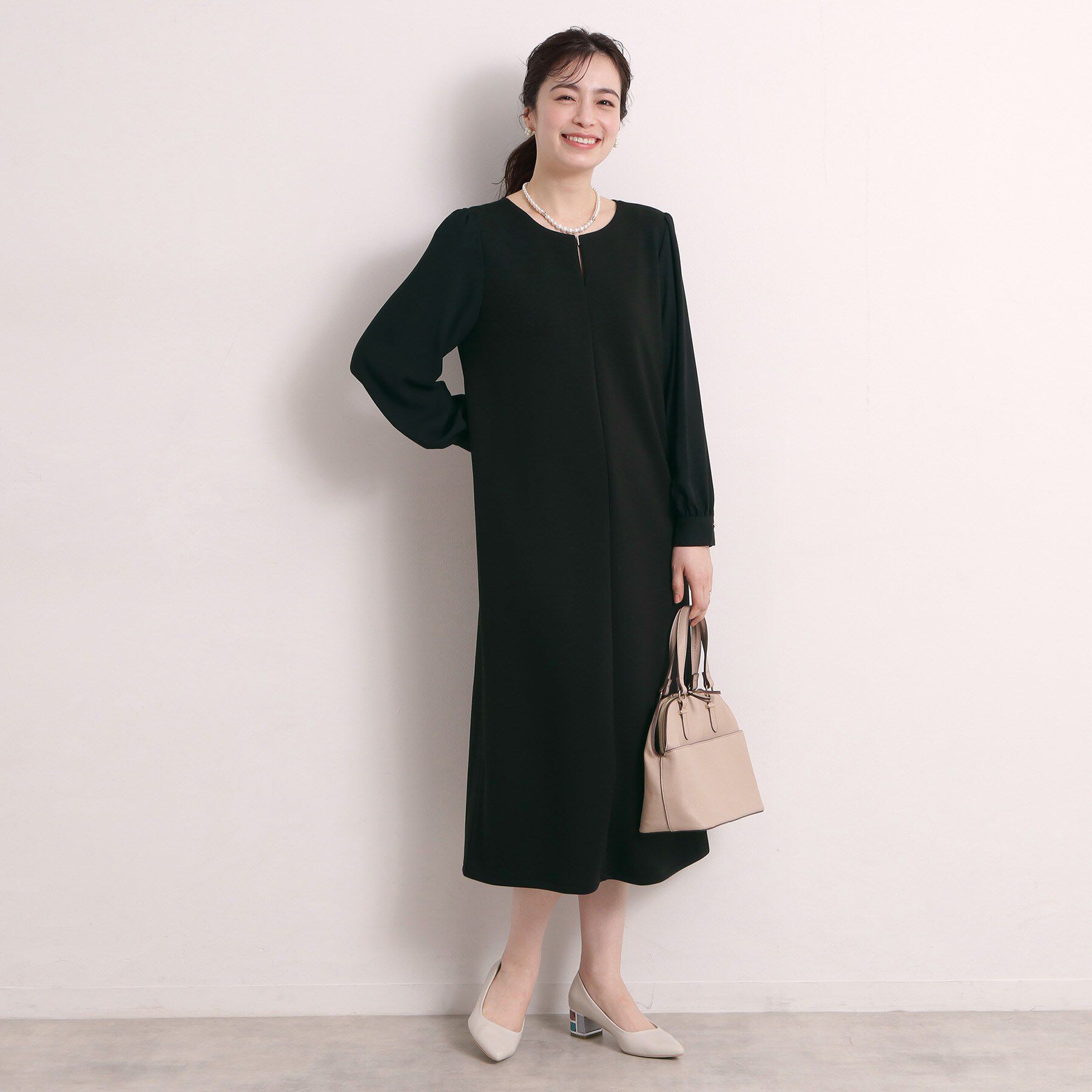 ITS&rsquo;DEMO「【洗濯機OK】ダンボールワンピース」|ワンピース|