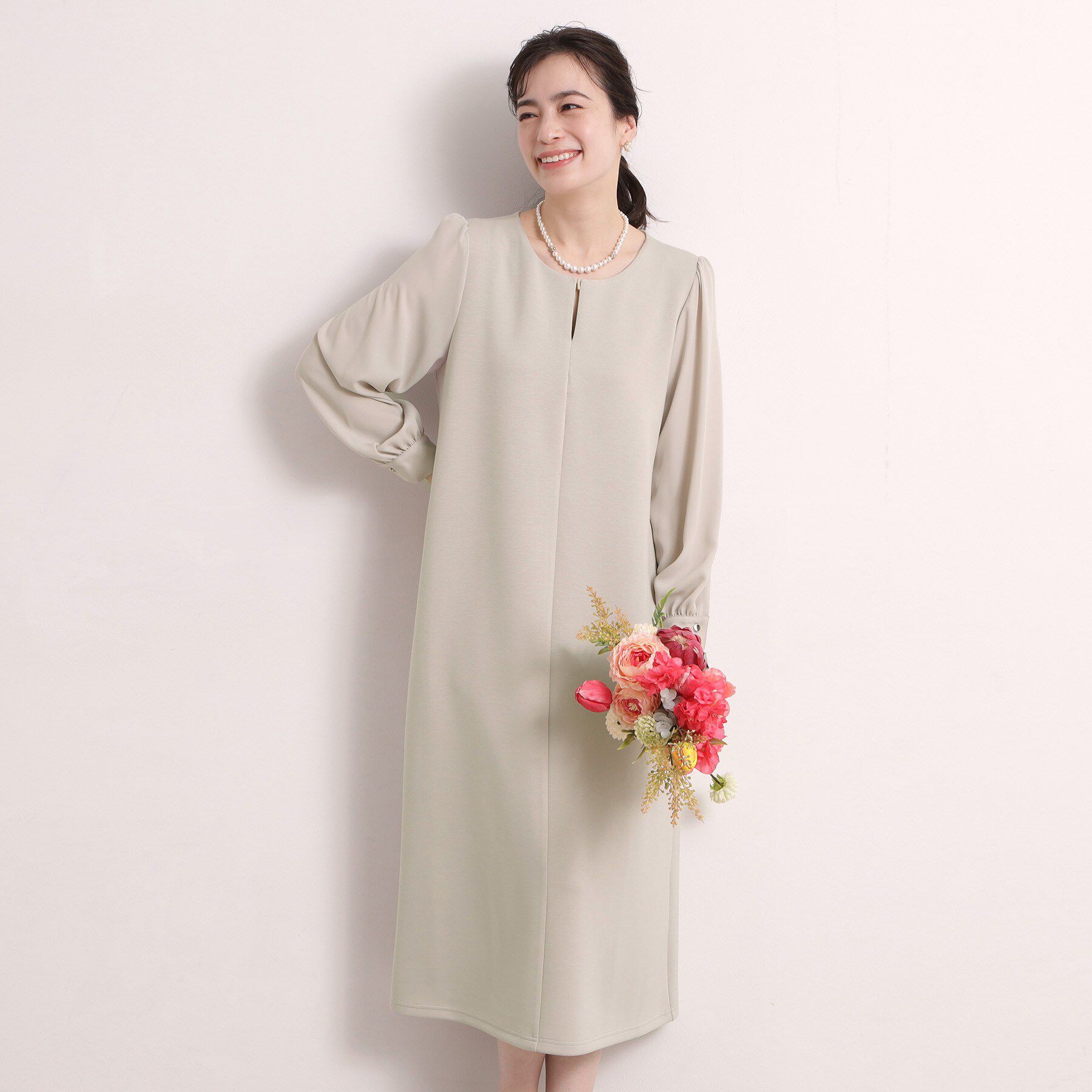 ITS&rsquo;DEMO「【洗濯機OK】ダンボールワンピース」|ワンピース|