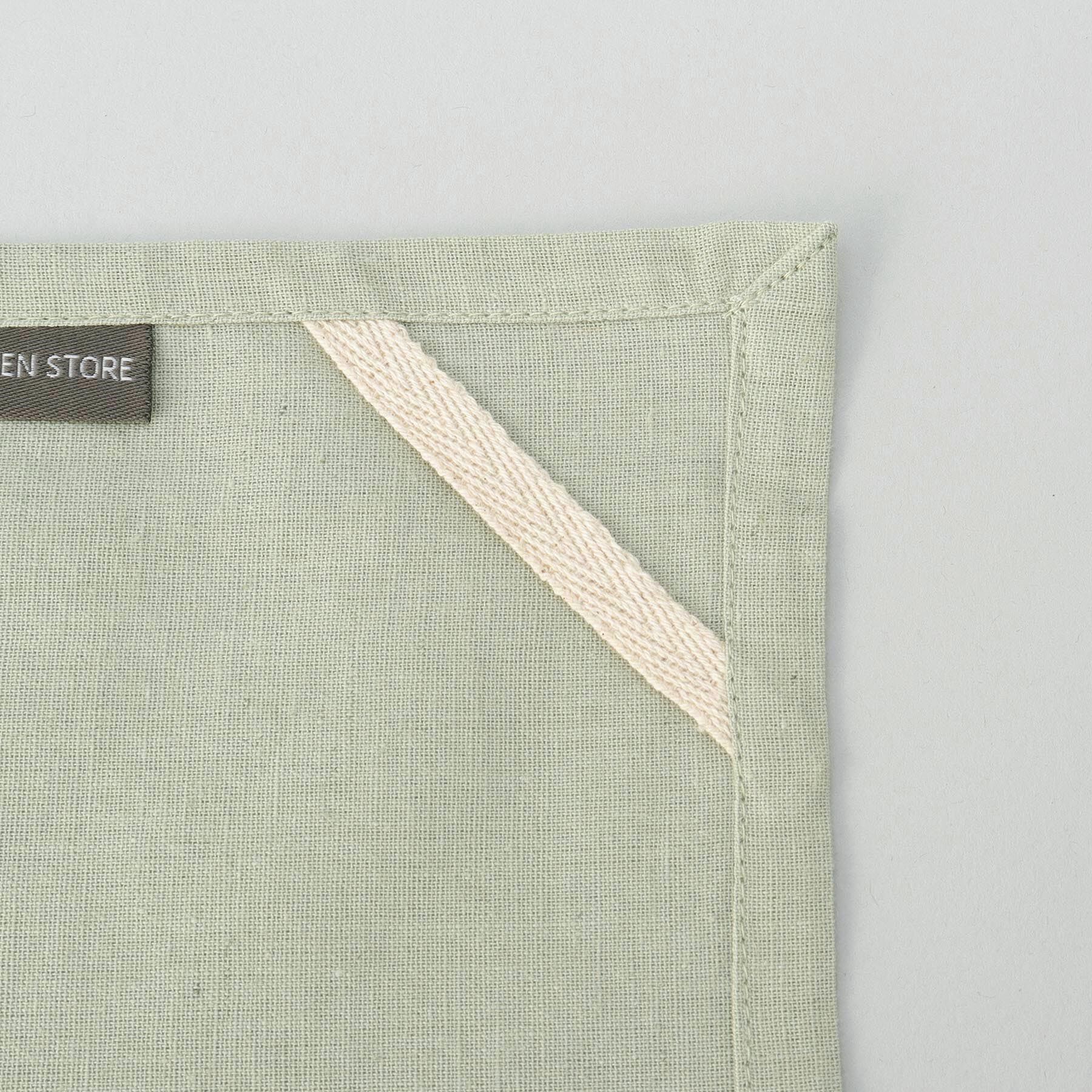 212 KITCHEN STORE「刺繍フラワー マーガレット マルチクロス 50x50cm LGR ＜212Kオリジナル ＞」|食器・キッチングッズ|