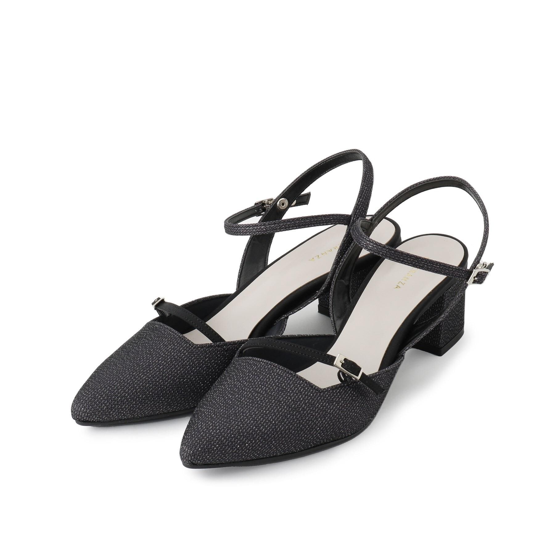 ESPERANZA「ポインテッドアンクルストラップパンプス」|パンプス|