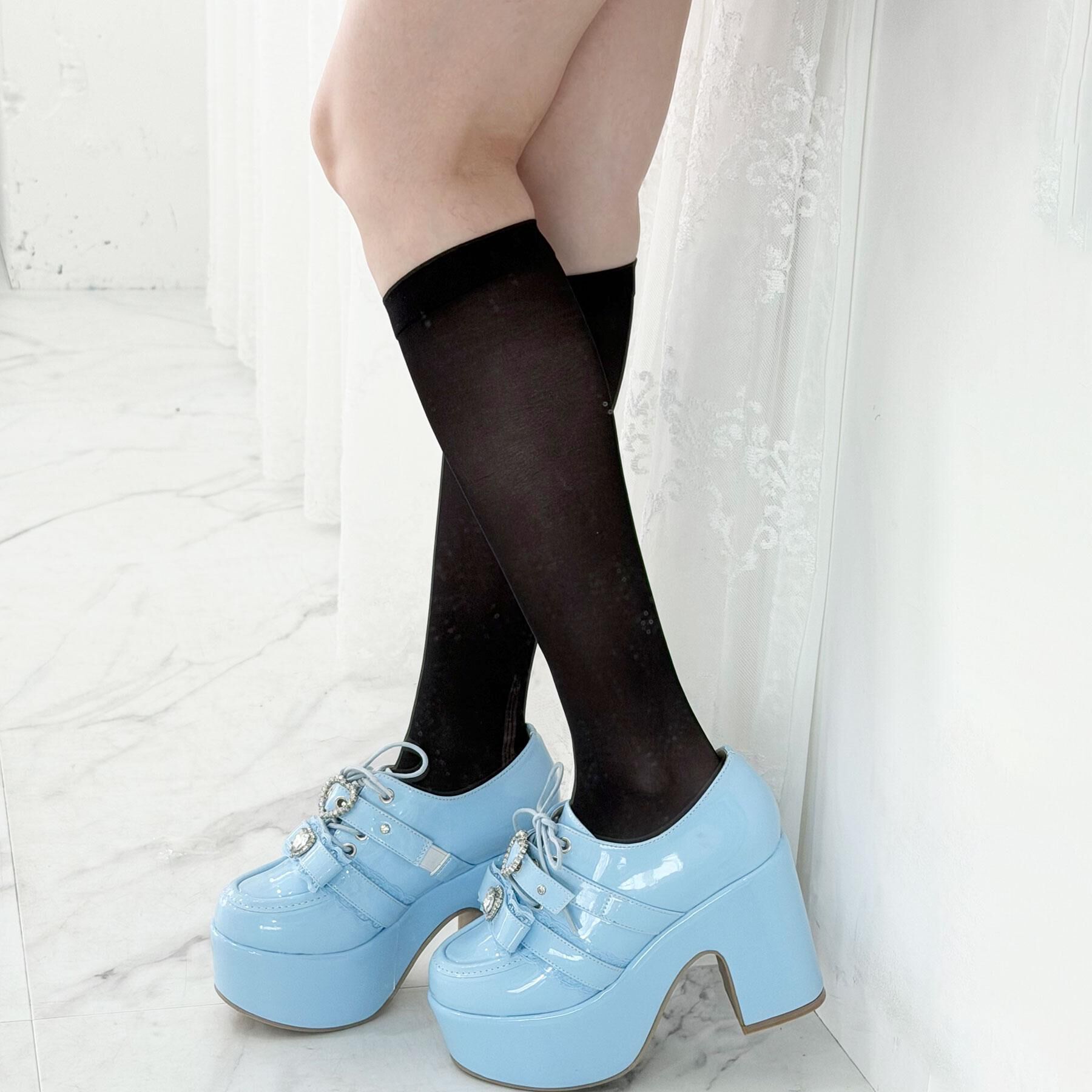 csT&P「夢見る厚底キラキラハート付きパンプス」|パンプス|