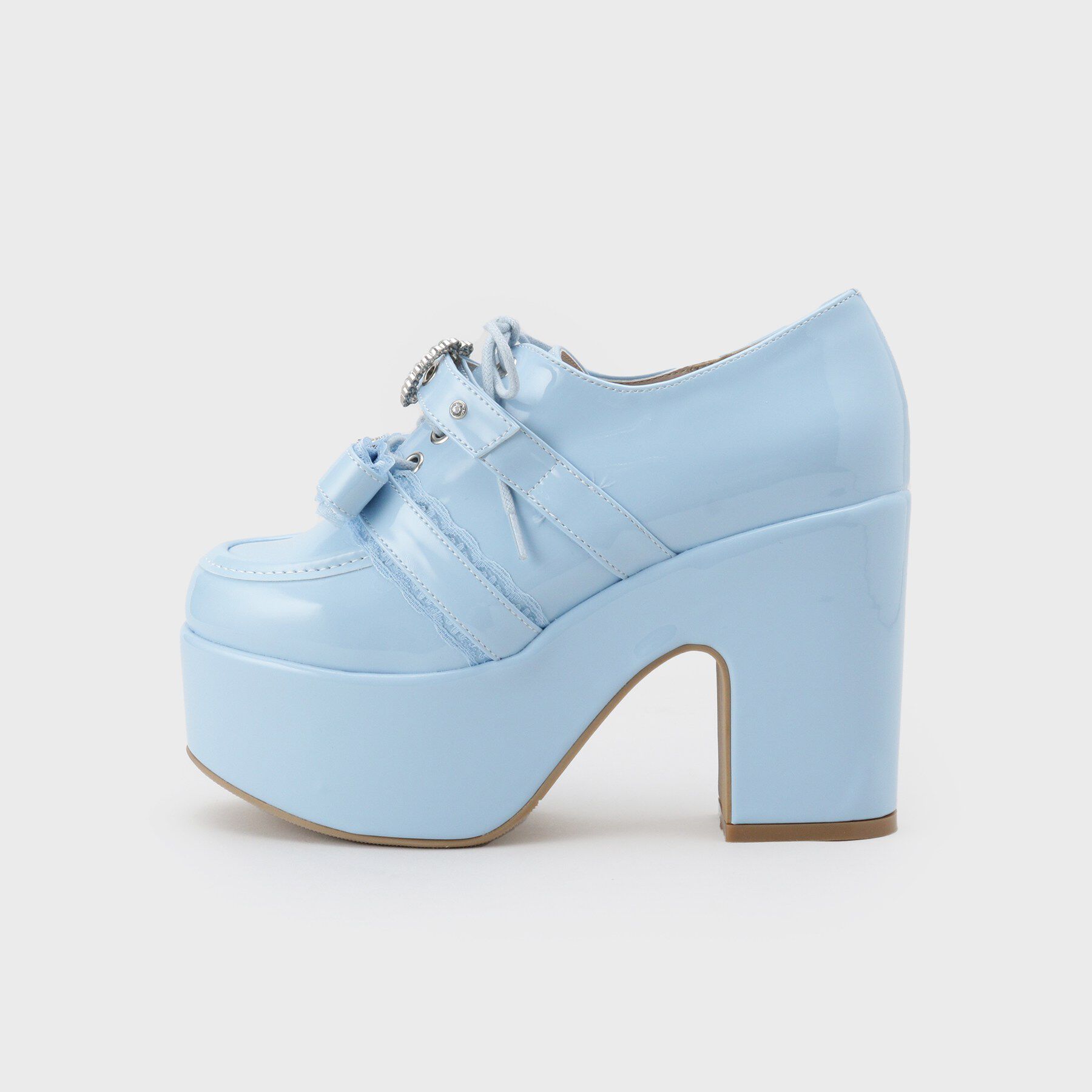 csT&P「夢見る厚底キラキラハート付きパンプス」|パンプス|