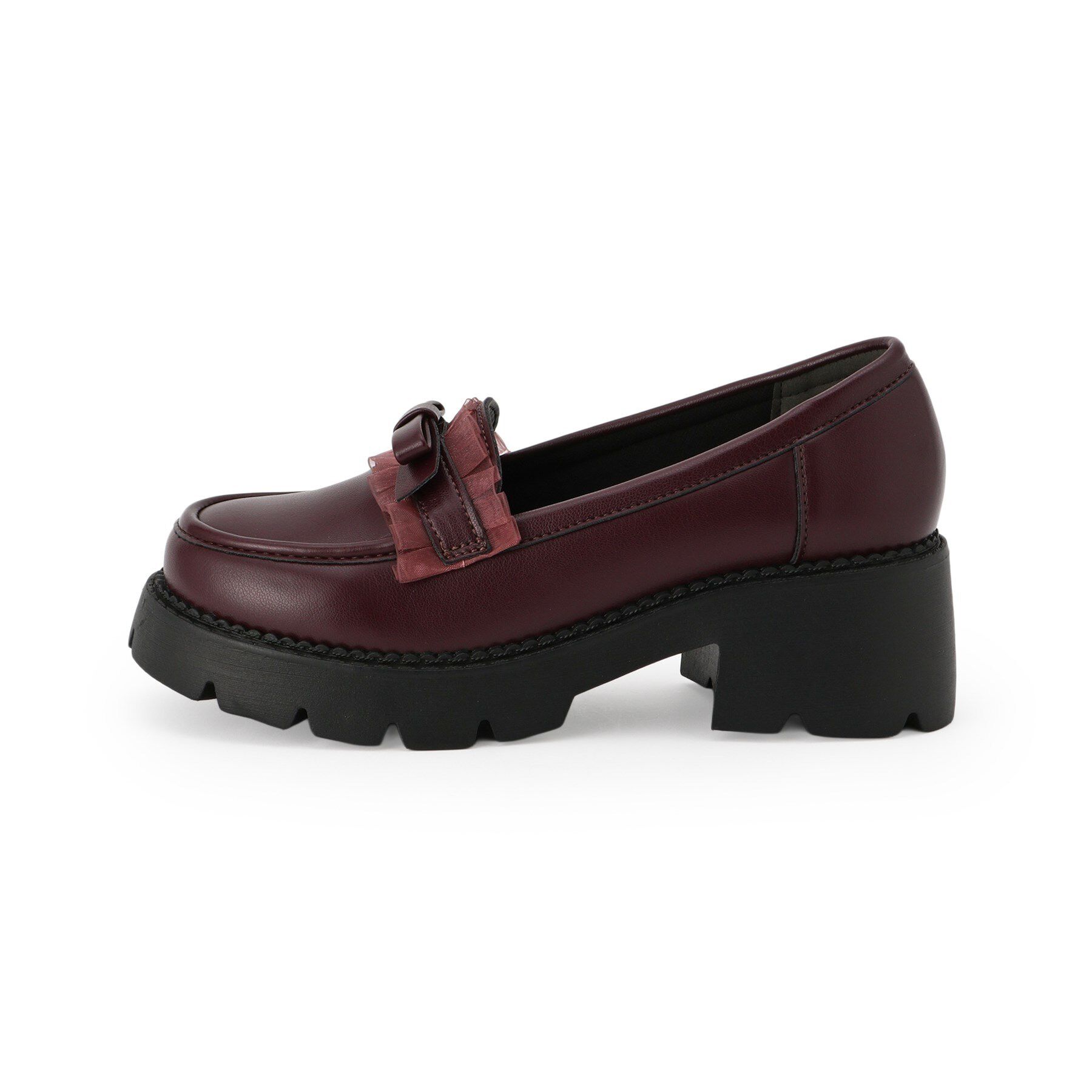 csT&P「フリル付きリボンローファー」|パンプス|