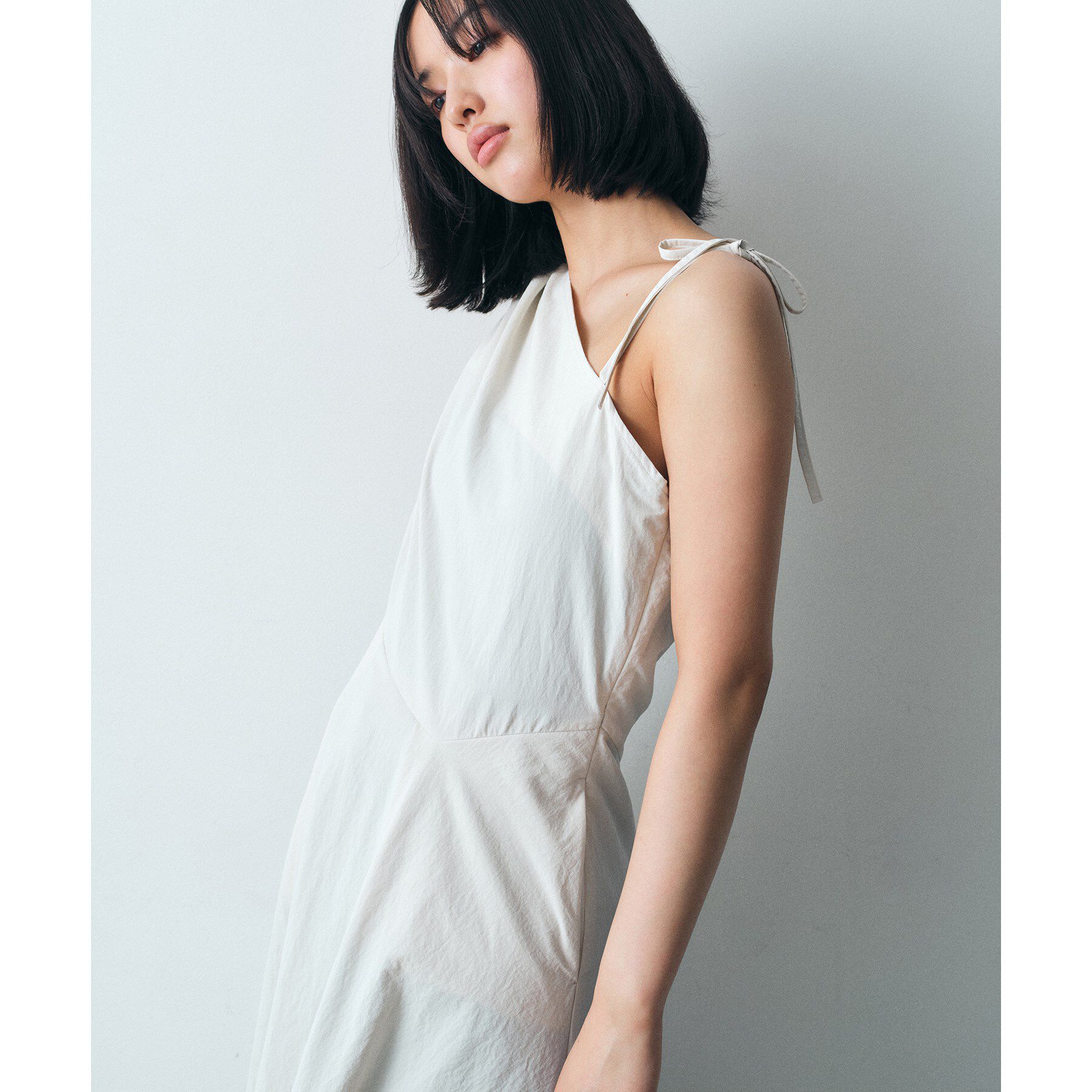 CODE A「asymmetry ribbon one－piece」|ワンピース|